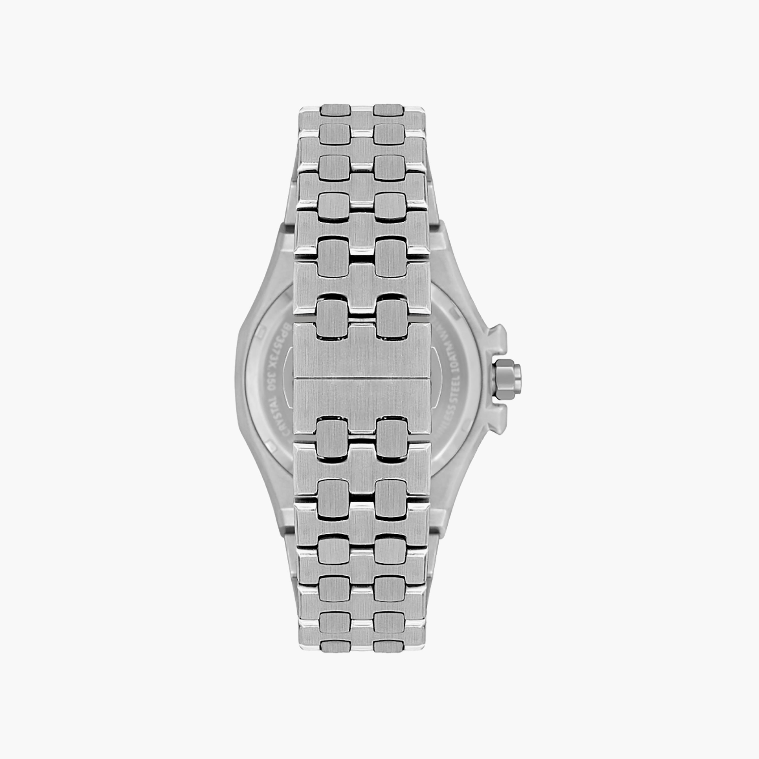 Beverly Hills Polo Club Men's 42 MM Silver Automatic Stainless Steel Watch | BP3573X.350-men-watchesandjewellery-watches-image-3