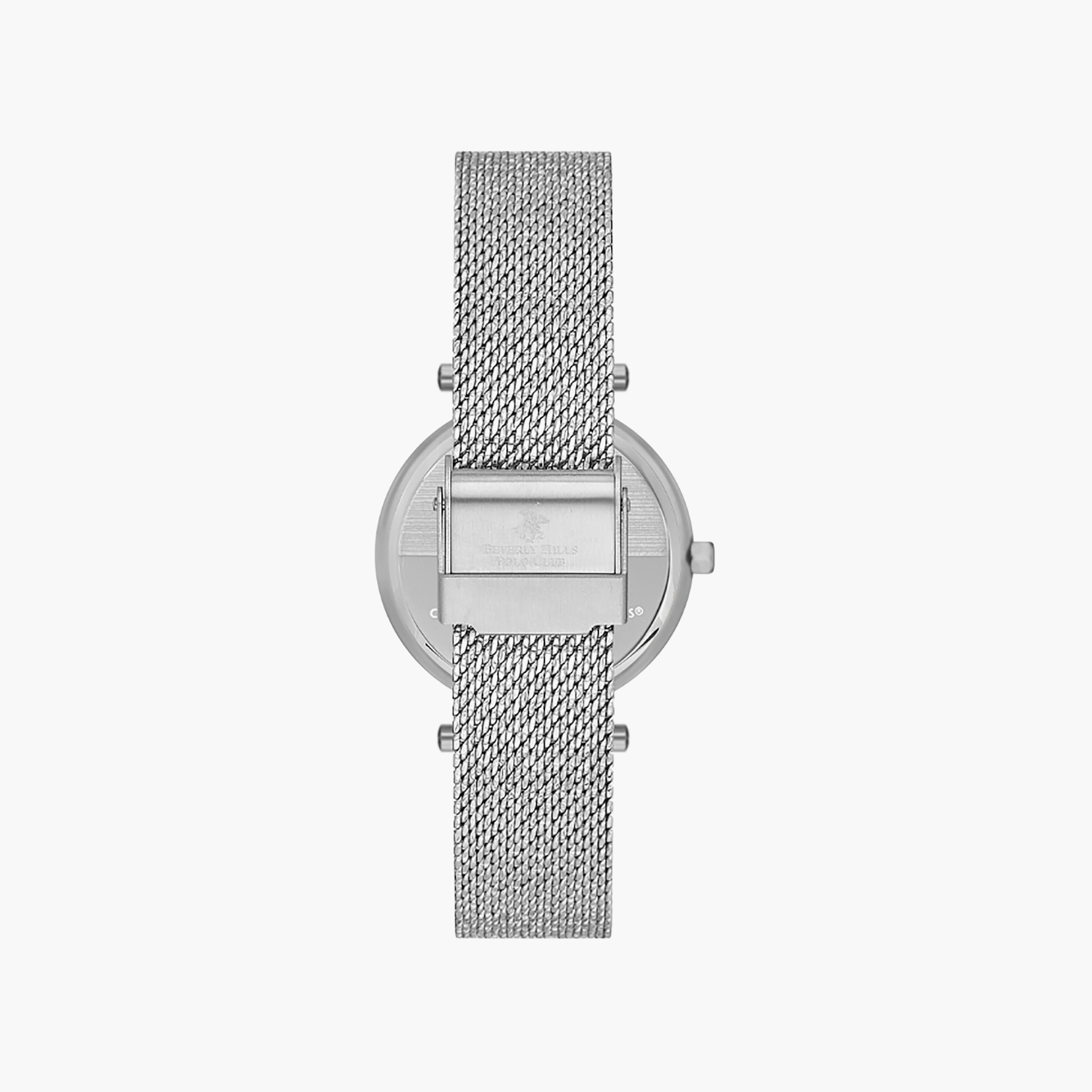 ساعة بيفرلي هيلز بولو كلوب 35 ملم ذو انالوج شبكي مع لون فضي للنساء | BP3589C.390-women-watchesandjewellery-watches-image-3