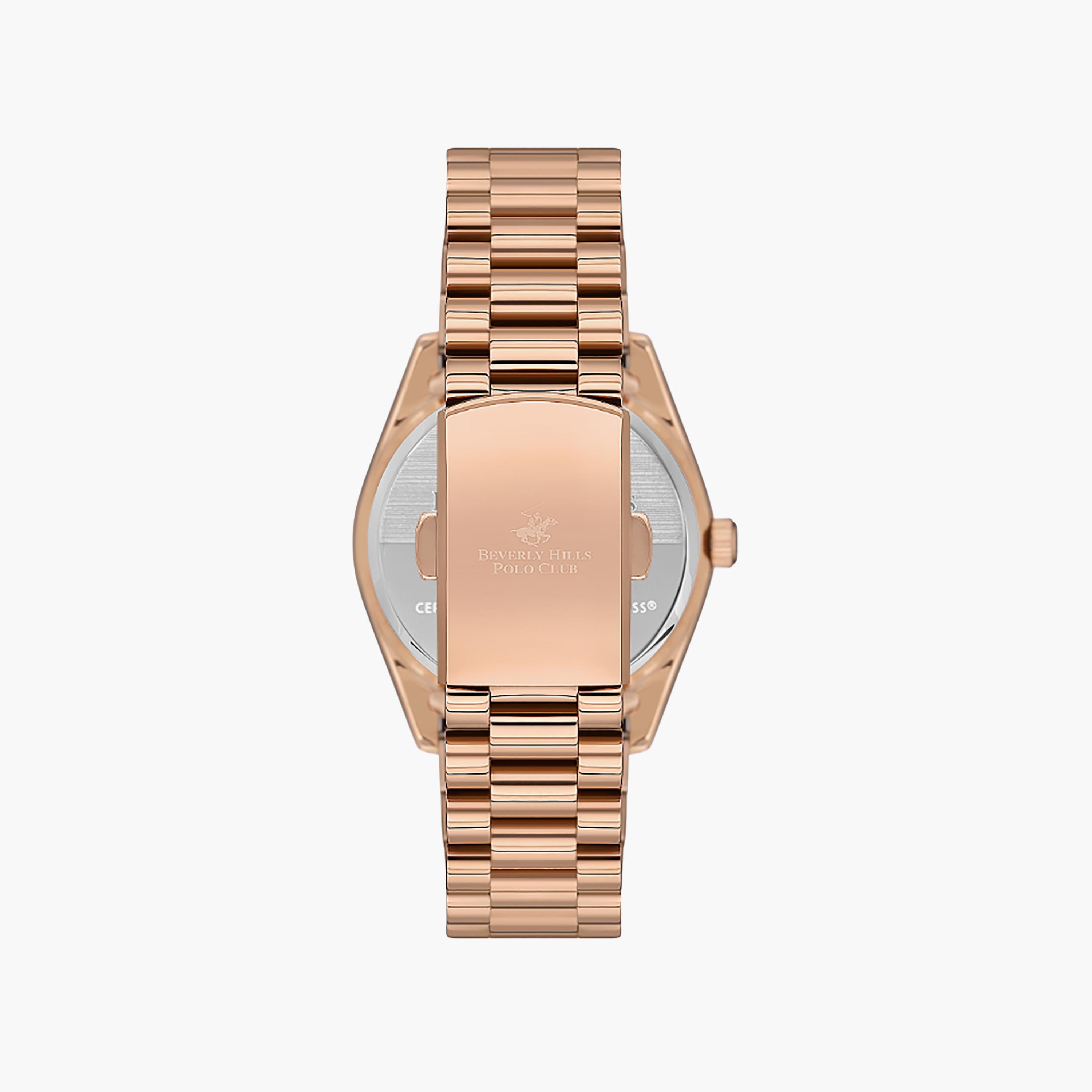 Beverly Hills Polo Club Women's 36 MM Rose Gold Analog Stainless Steel Watch | BP3592C.470-women-watchesandjewellery-watches-image-3