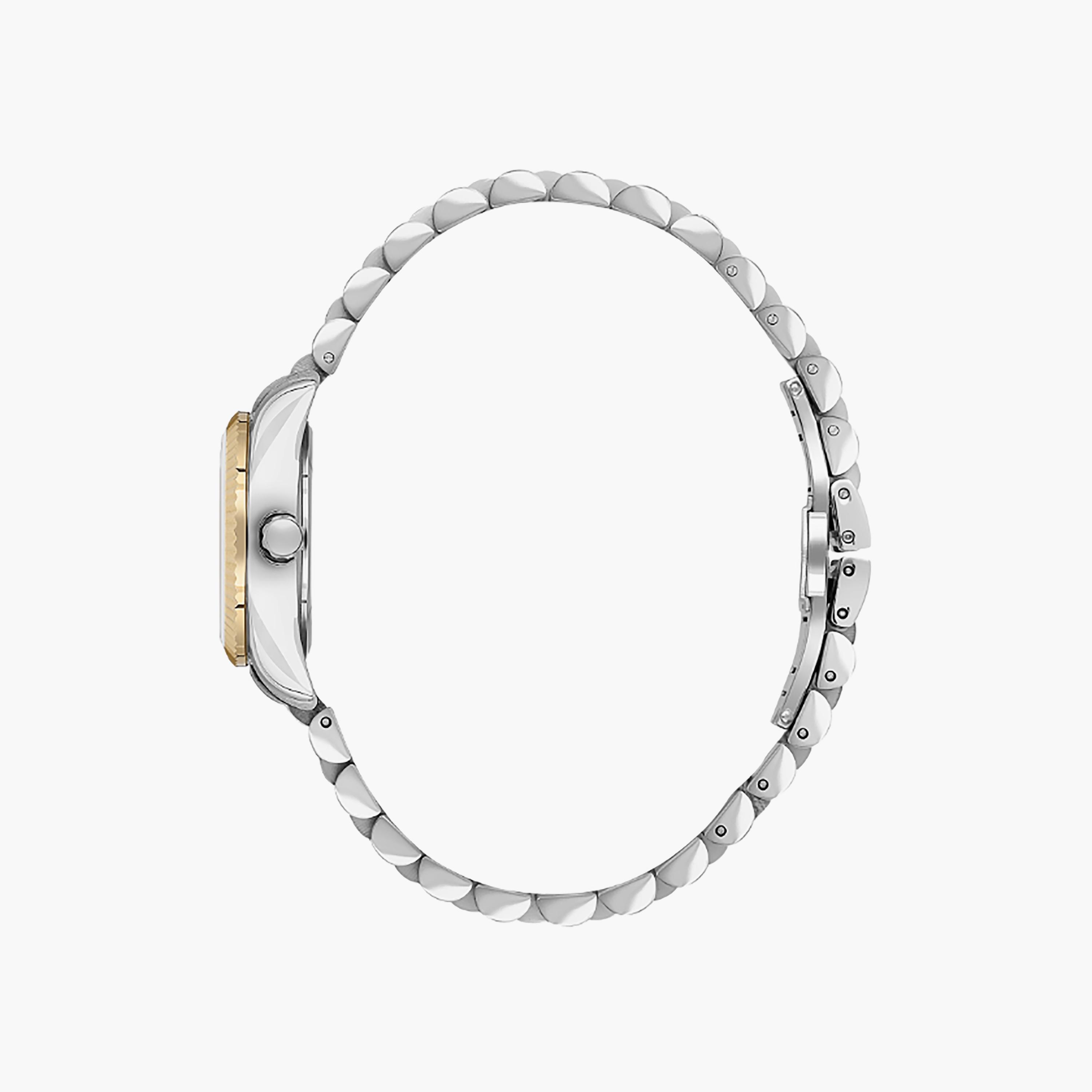 Beverly Hills Polo Club Women's 28 MM Silver & Gold Analog Stainless Steel Watch | BP3595X.270-women-watchesandjewellery-watches-image-2