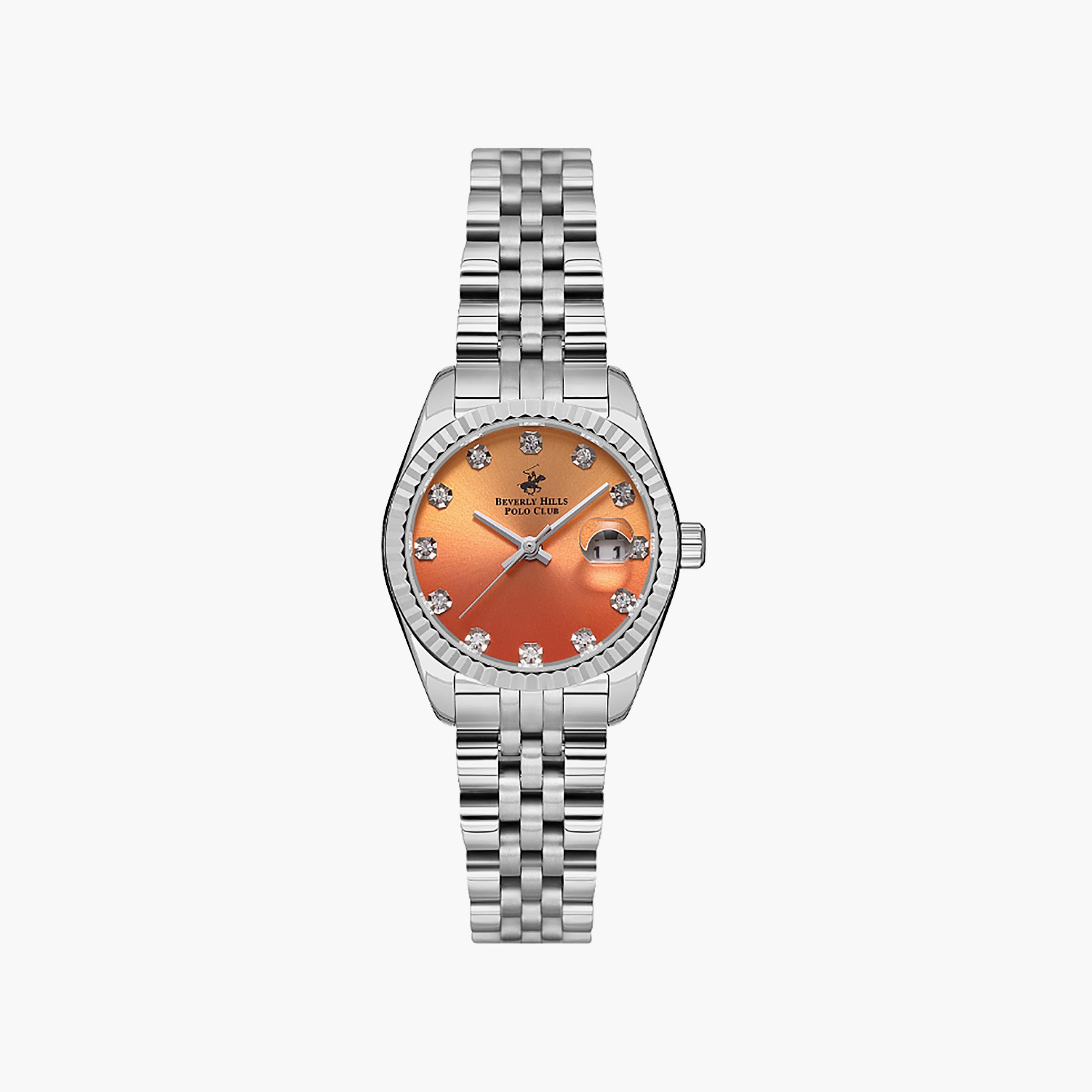 Beverly Hills Polo Club Women's 28 MM Silver Analog Stainless Steel Watch | BP3595X.380-women-watchesandjewellery-watches-image-1