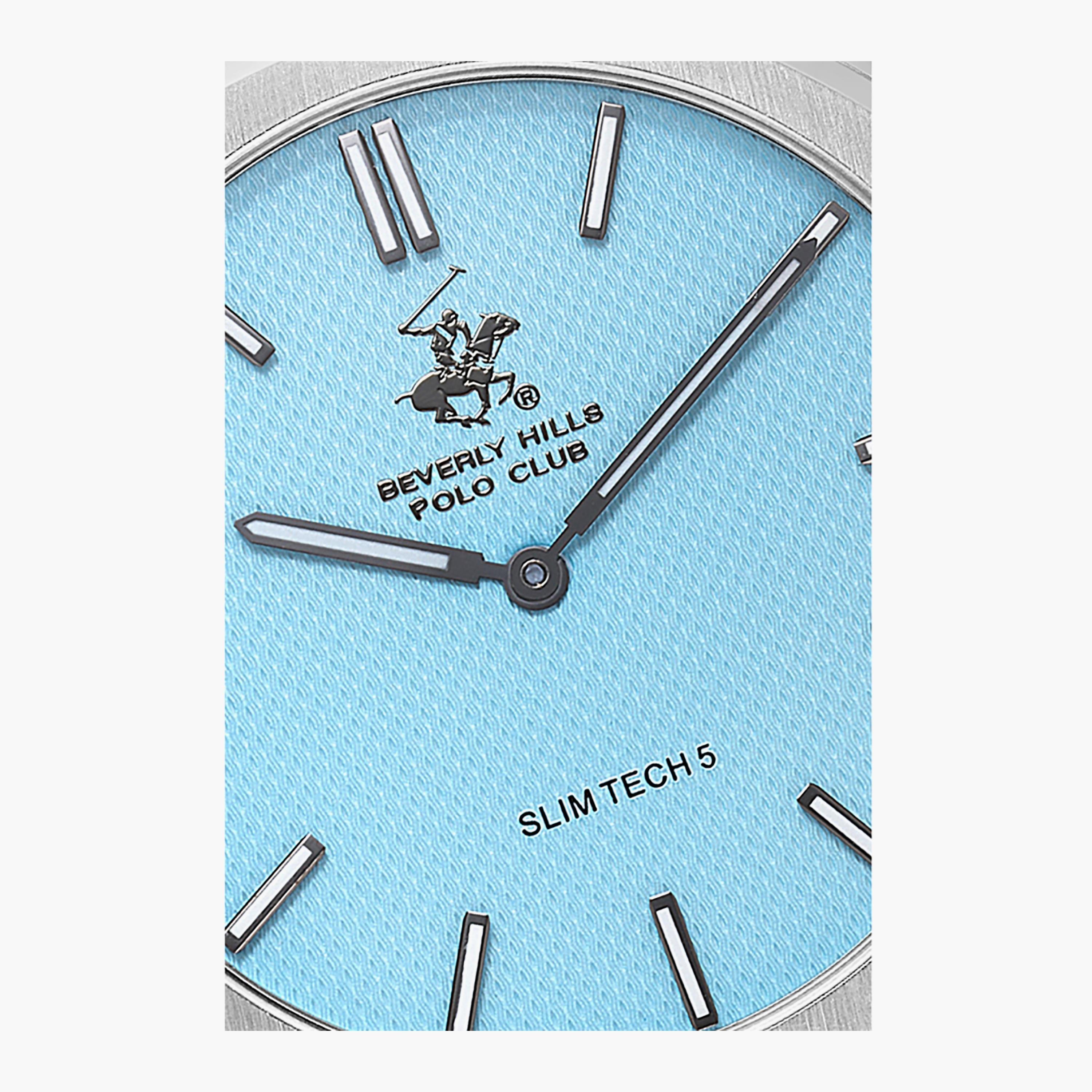 ساعة أنالوج 42 ملم من بيفرلي هيلز بولو كلوب بجلدي بني داكن للرجال | BP3607X.302-men-watchesandjewellery-watches-image-4