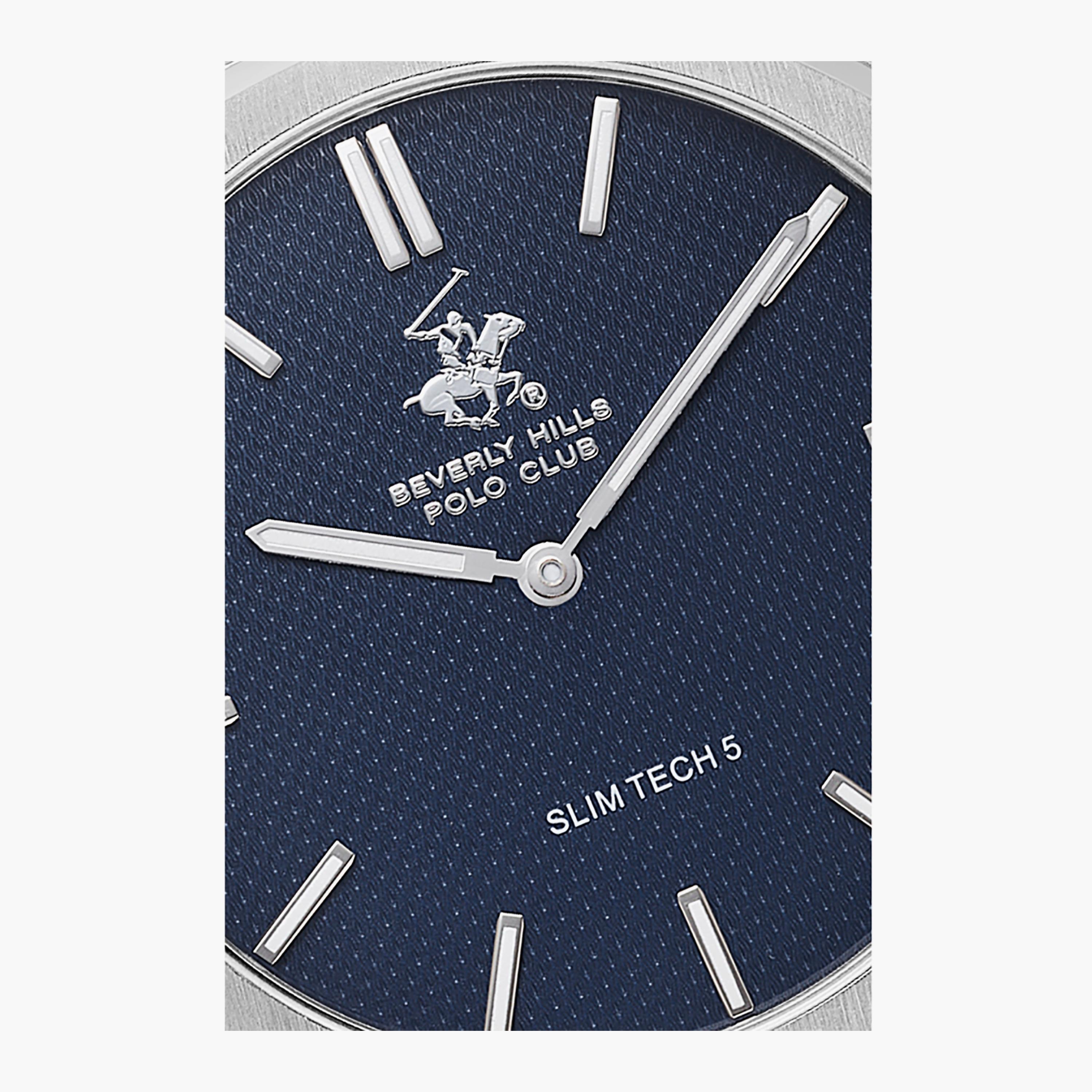 ساعة أنالوج 42 ملم من بيفرلي هيلز بولو كلوب بجلدي كحلي للرجال | BP3607X.399-men-watchesandjewellery-watches-image-4