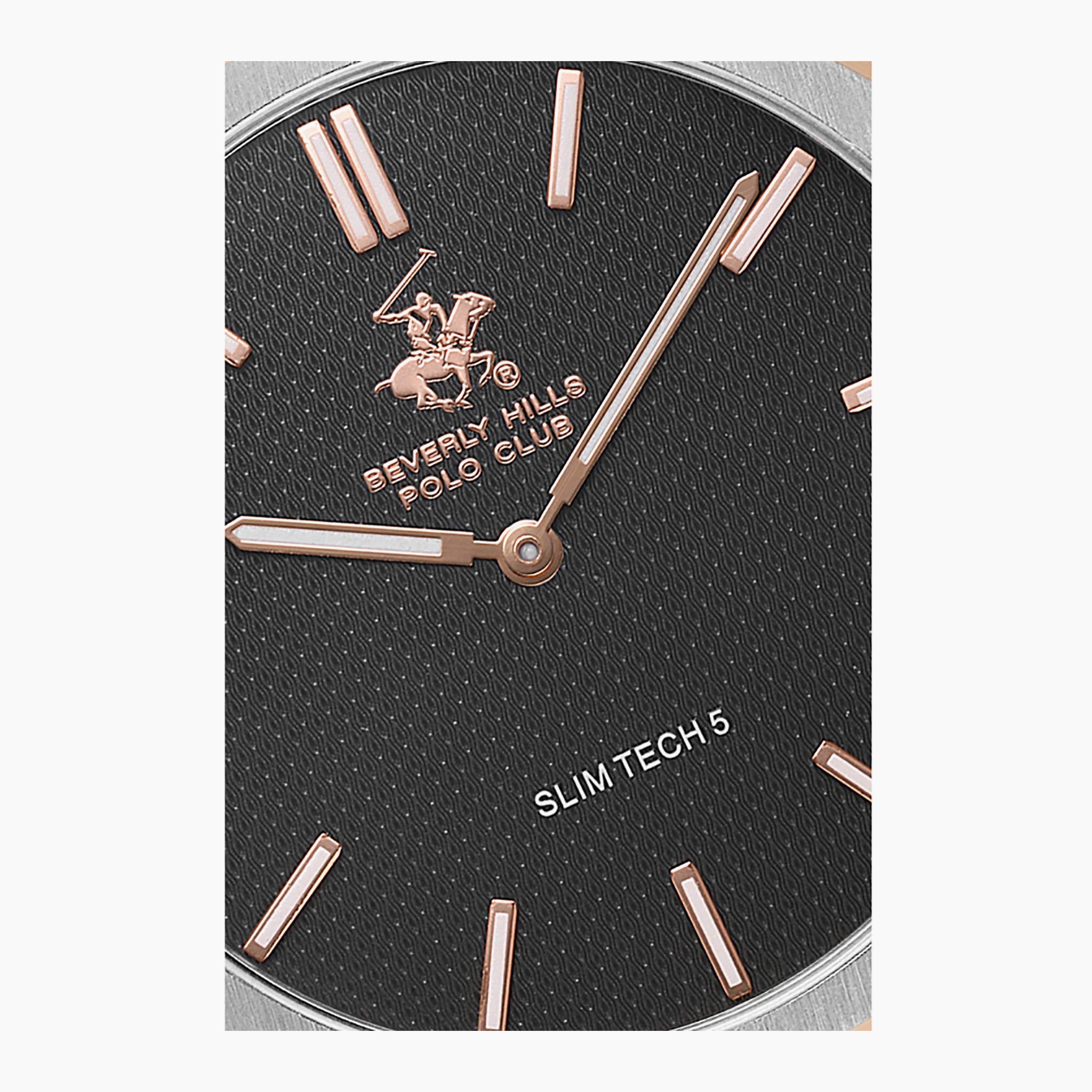 ساعة أنالوج 42 ملم من بيفرلي هيلز بولو كلوب بجلدي بني للرجال | BP3607X.564-men-watchesandjewellery-watches-image-4