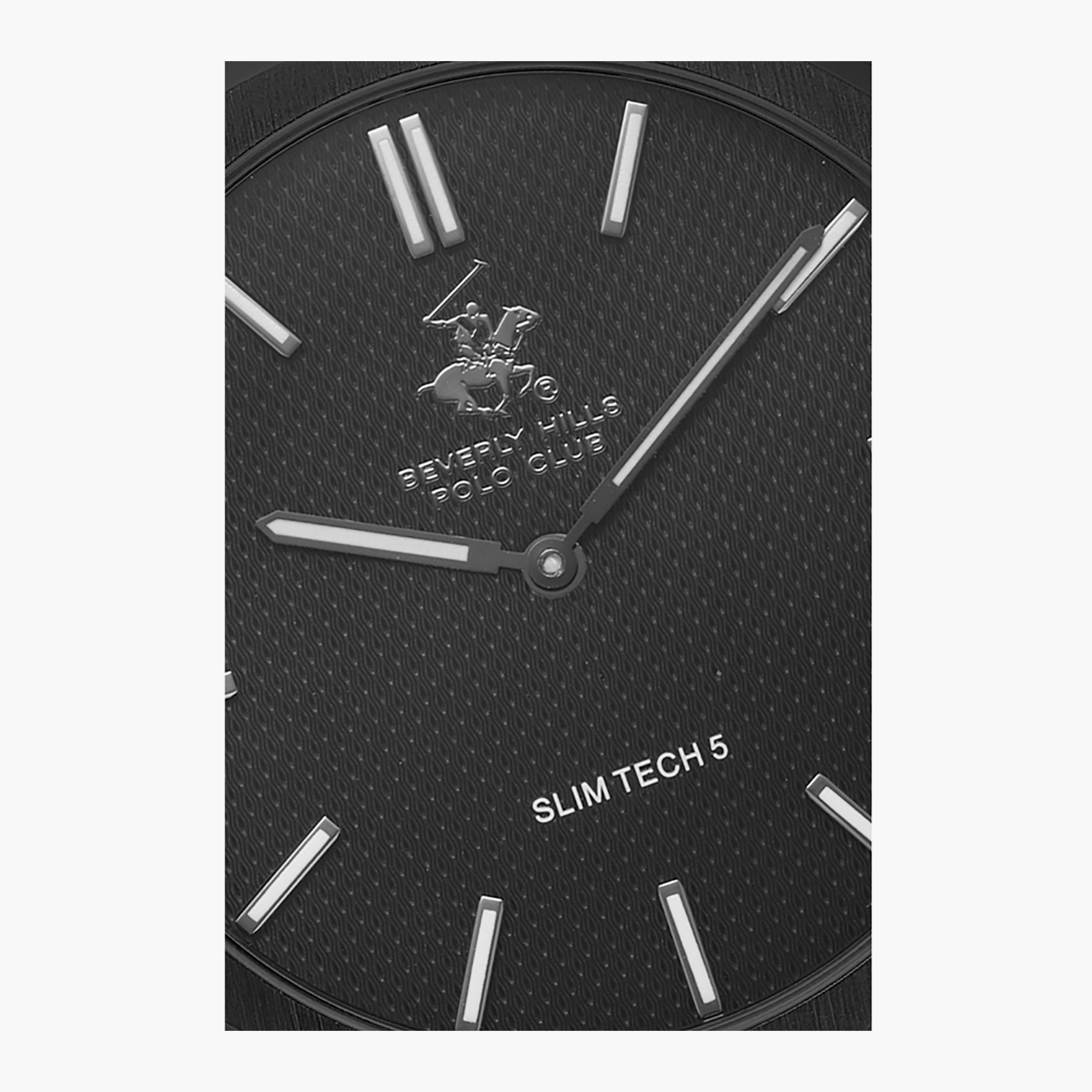ساعة أنالوج 42 ملم من بيفرلي هيلز بولو كلوب بجلدي اسود للرجال | BP3607X.651-men-watchesandjewellery-watches-image-4