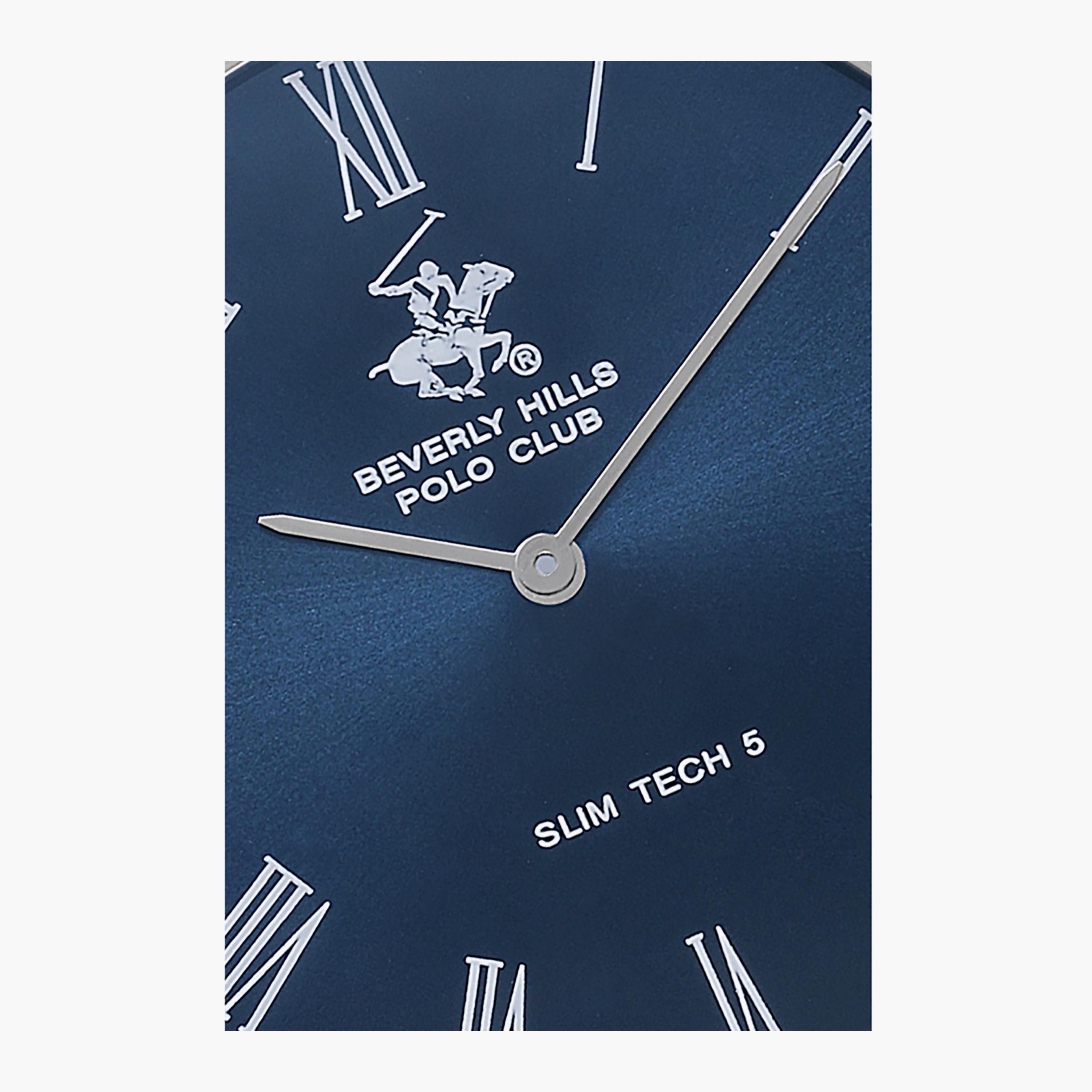 Beverly Hills Polo Club Men's 39 MM Silver Analog Stainless Steel Watch | BP3616X.390-men-watchesandjewellery-watches-image-4