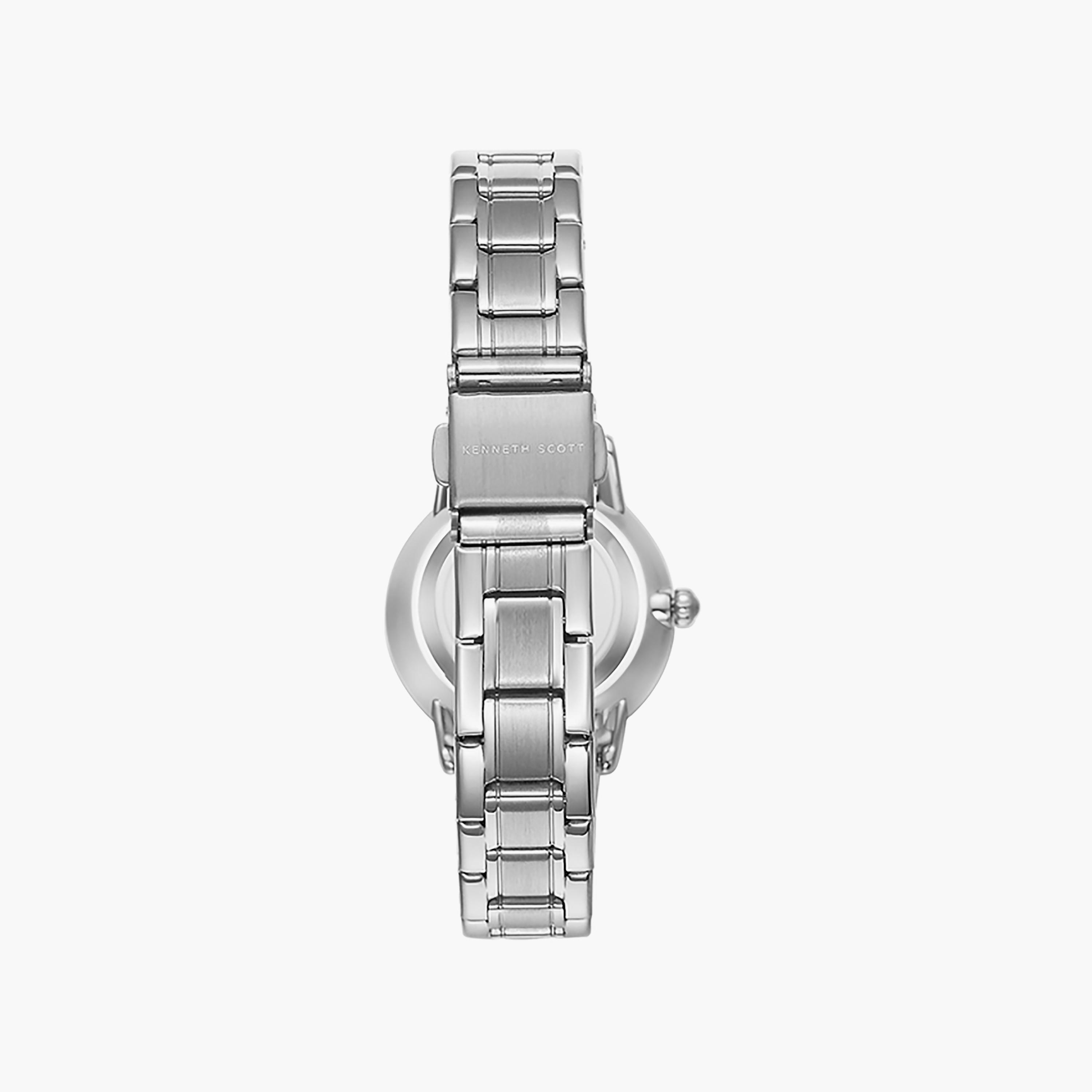 ساعة أنالوج فضية ذات ستانلس ستيل مع 29 ملم من كينيث سكوت للنساء | K23538-SBSM-women-watchesandjewellery-watches-image-3