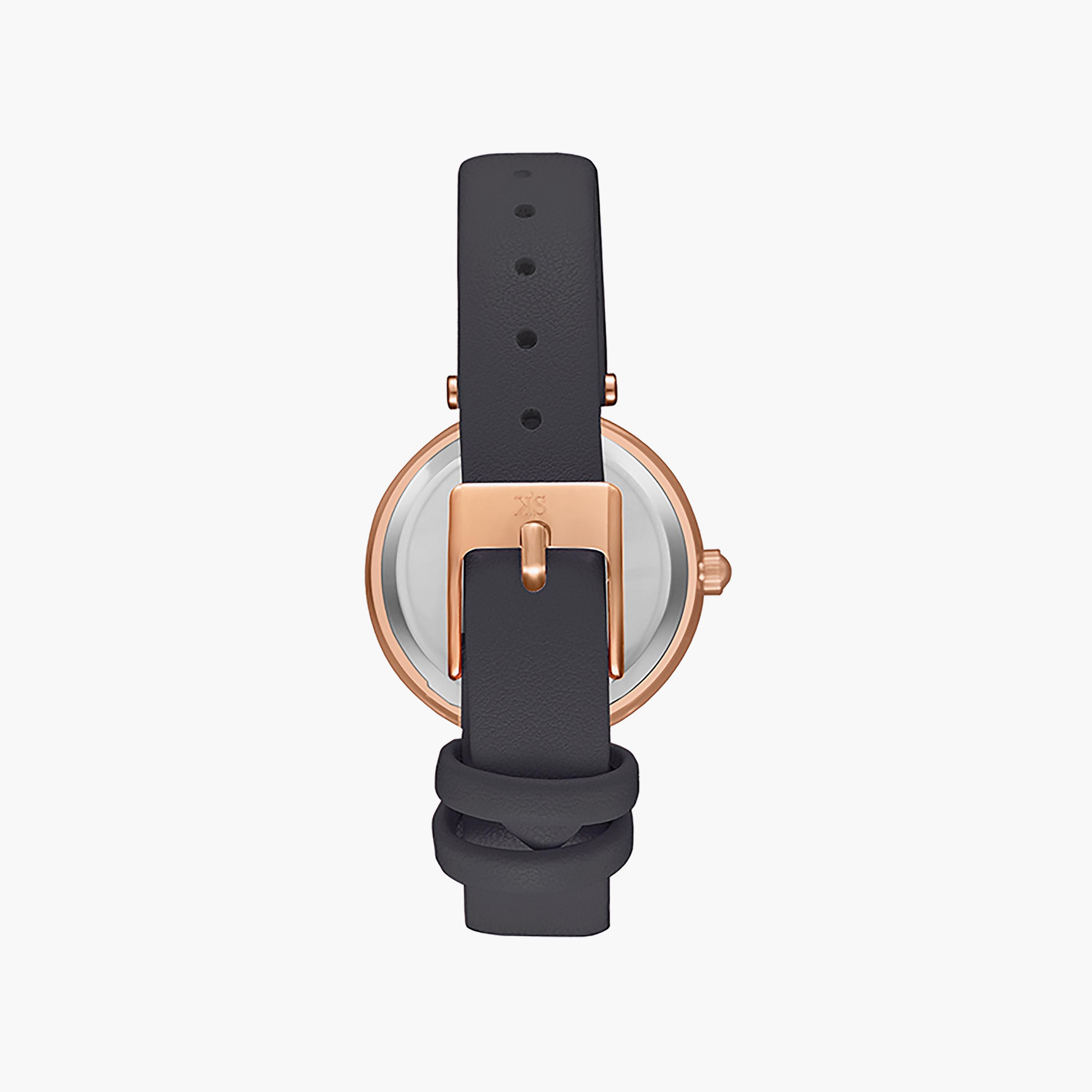 Kenneth Scott Women's 32 MM Black Analog Silicone Watch | K23539-RLBB-women-watchesandjewellery-watches-image-3