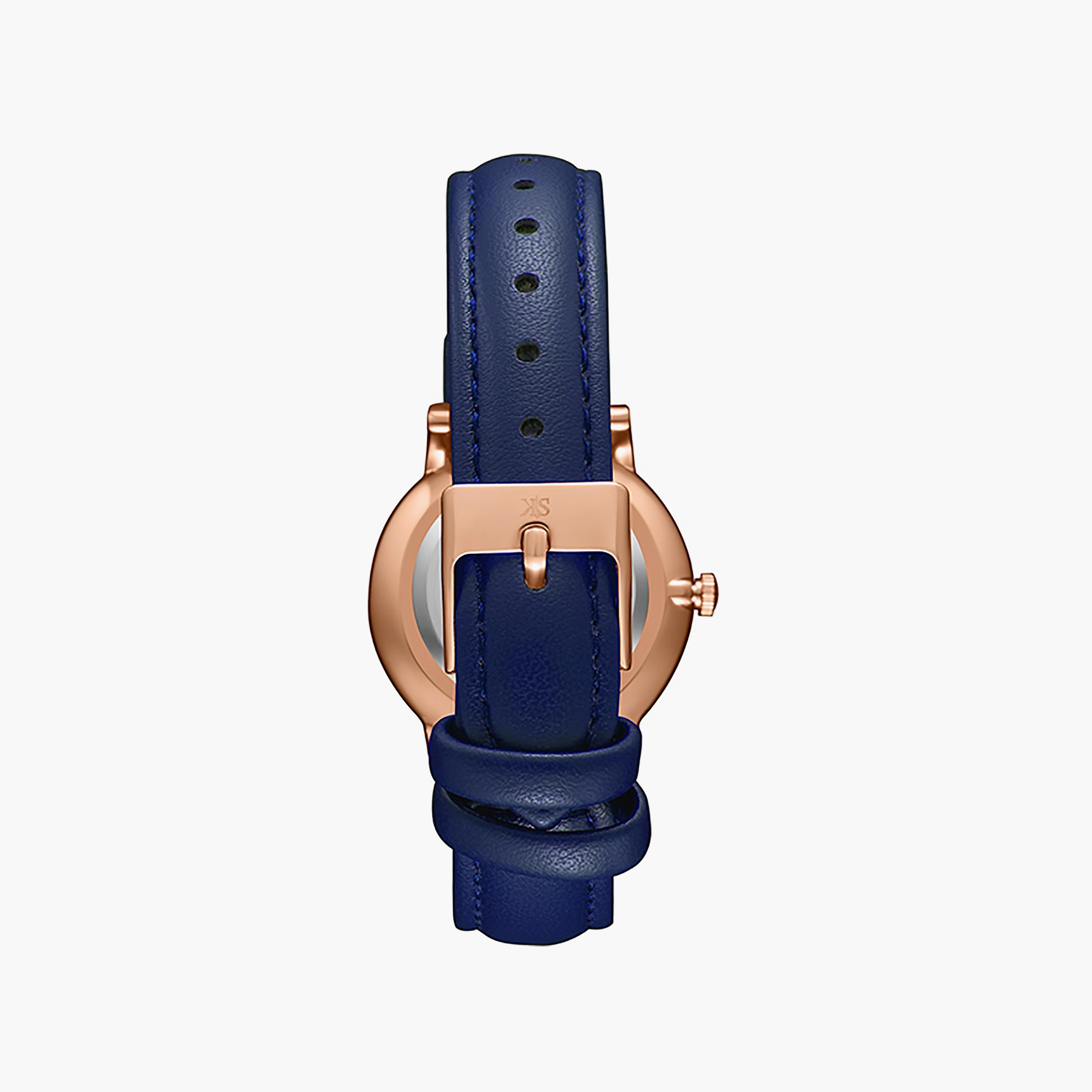 ساعة كينيث سكوت 33 ملم للنساء ذات انالوج من السيليكون باللون الازرق | K23540-RLNN-women-watchesandjewellery-watches-image-3