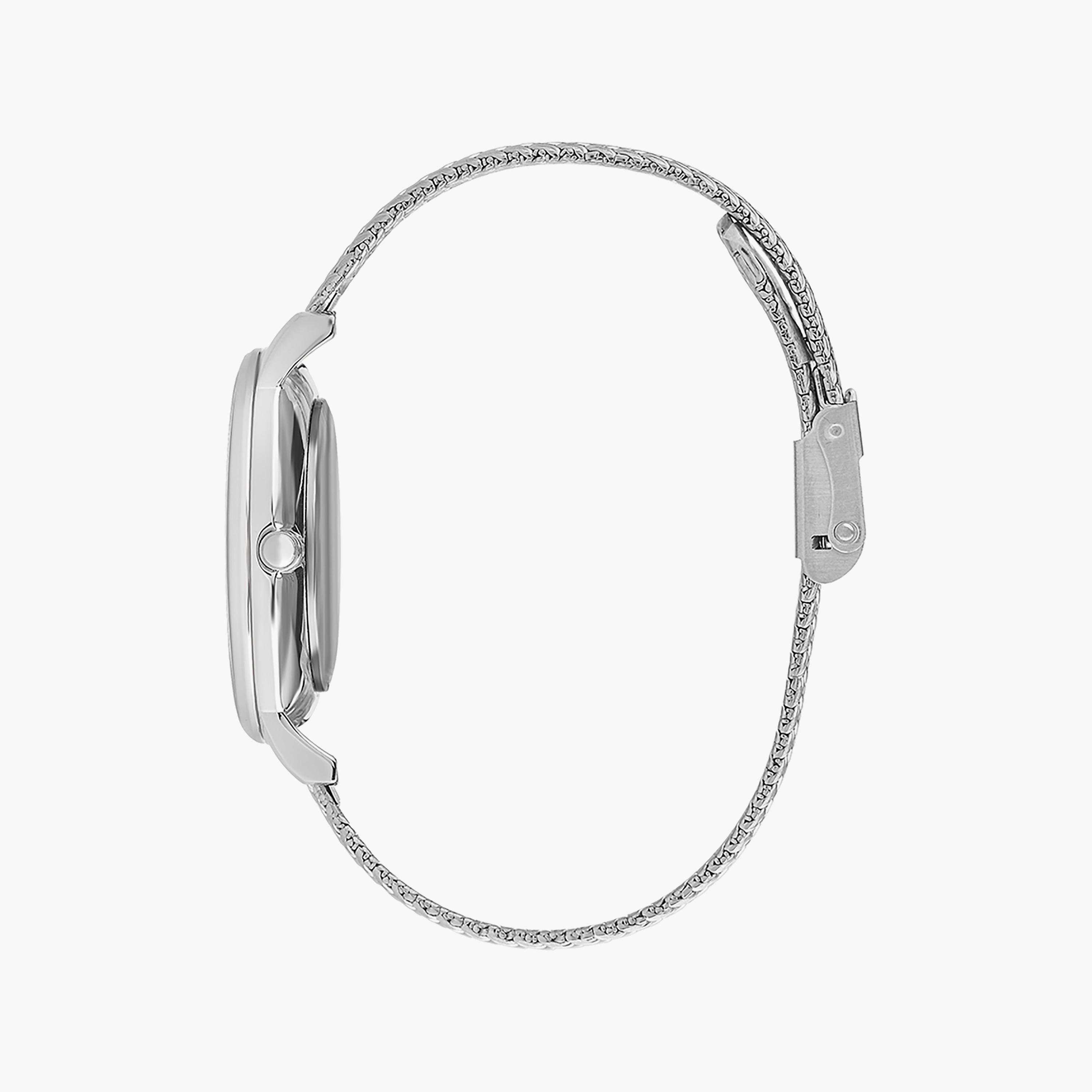 Lee Cooper Women's 36 MM Silver Analog Mesh Watch | LC07401.320-women-watchesandjewellery-watches-image-2