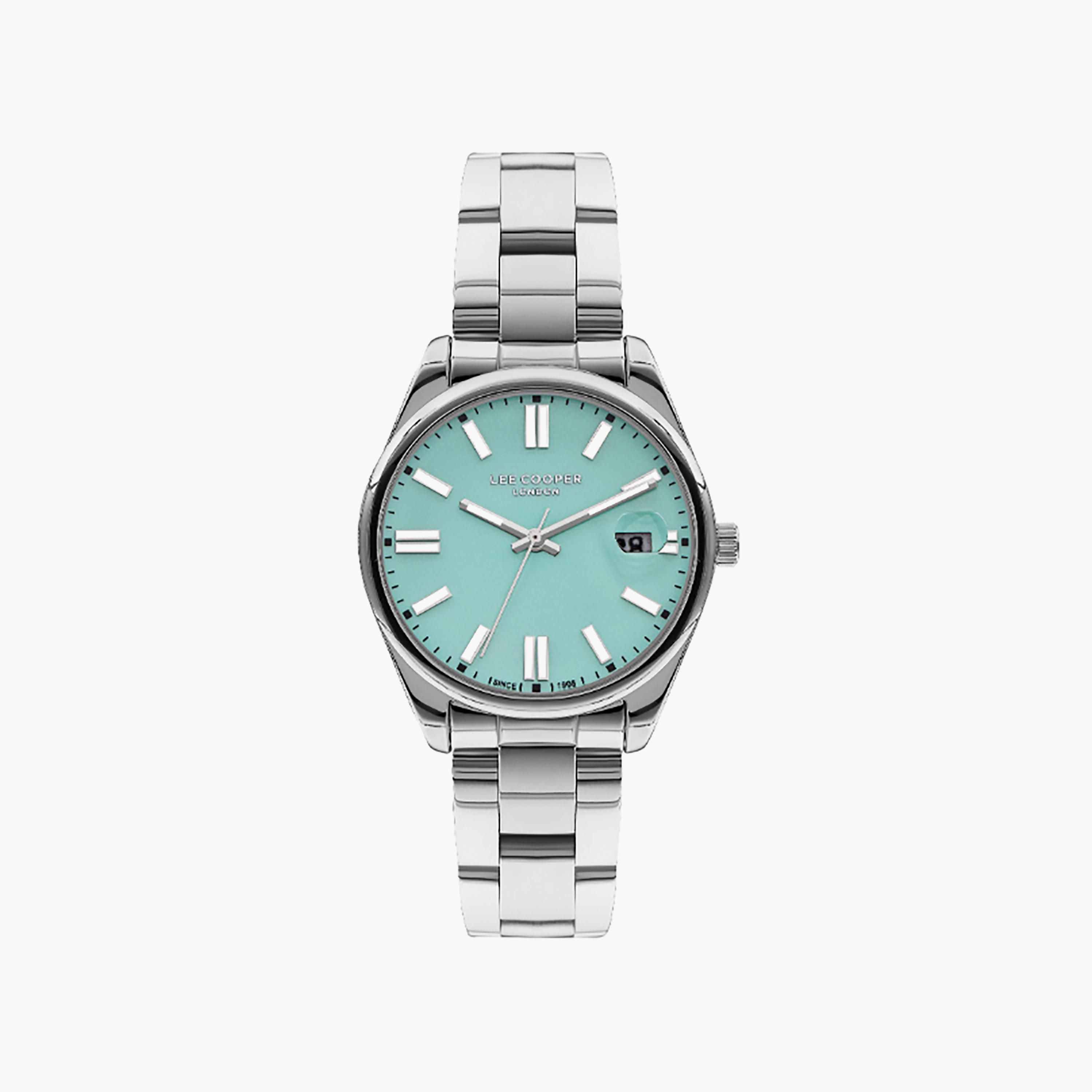 ساعة أنالوج فضية ذات ستانلس ستيل مع 36 ملم من لي كوبر للنساء | LC07566.390-women-watchesandjewellery-watches-image-1
