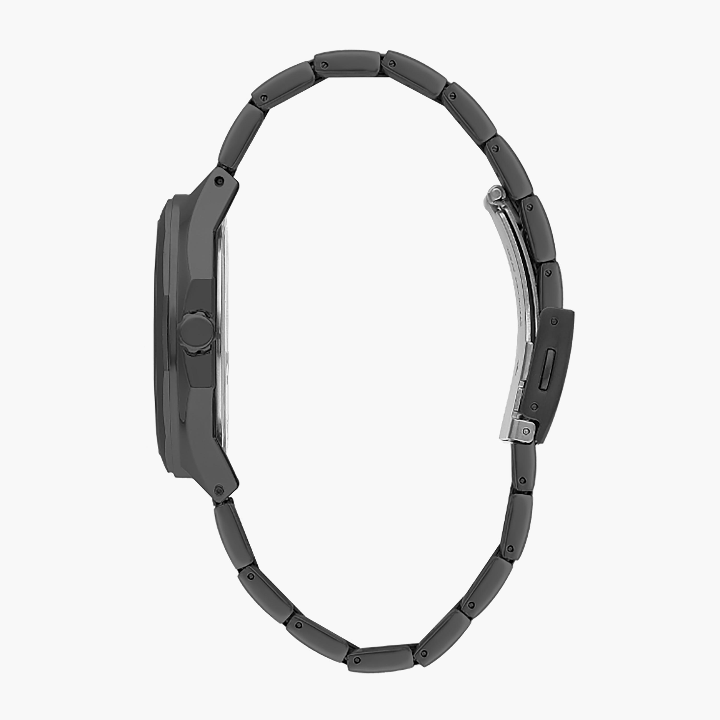 Lee Cooper Men's 45 MM Gun Metal Analog Stainless Steel Watch | LC07640.060-men-watchesandjewellery-watches-image-2
