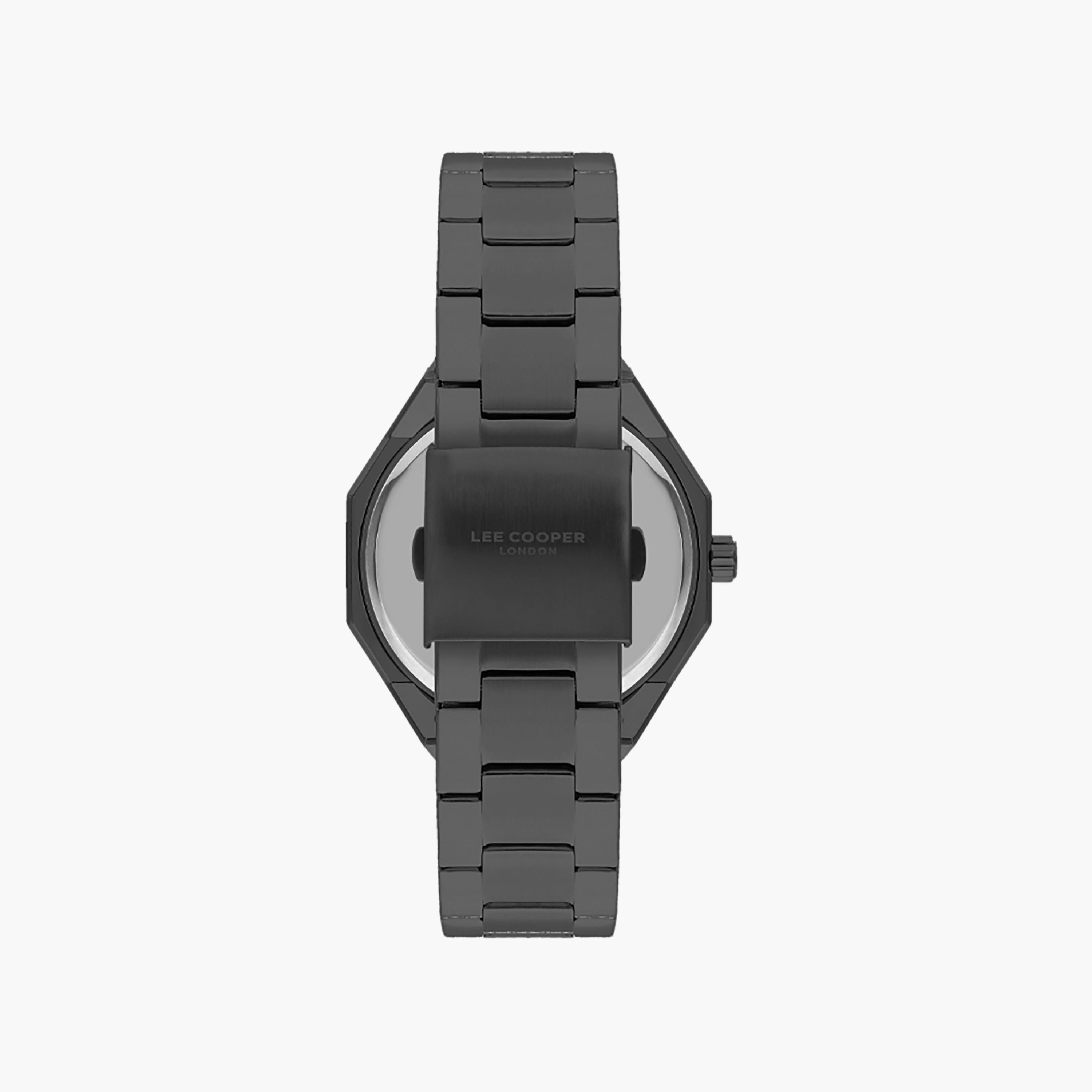 Lee Cooper Men's 45 MM Gun Metal Analog Stainless Steel Watch | LC07640.060-men-watchesandjewellery-watches-image-3