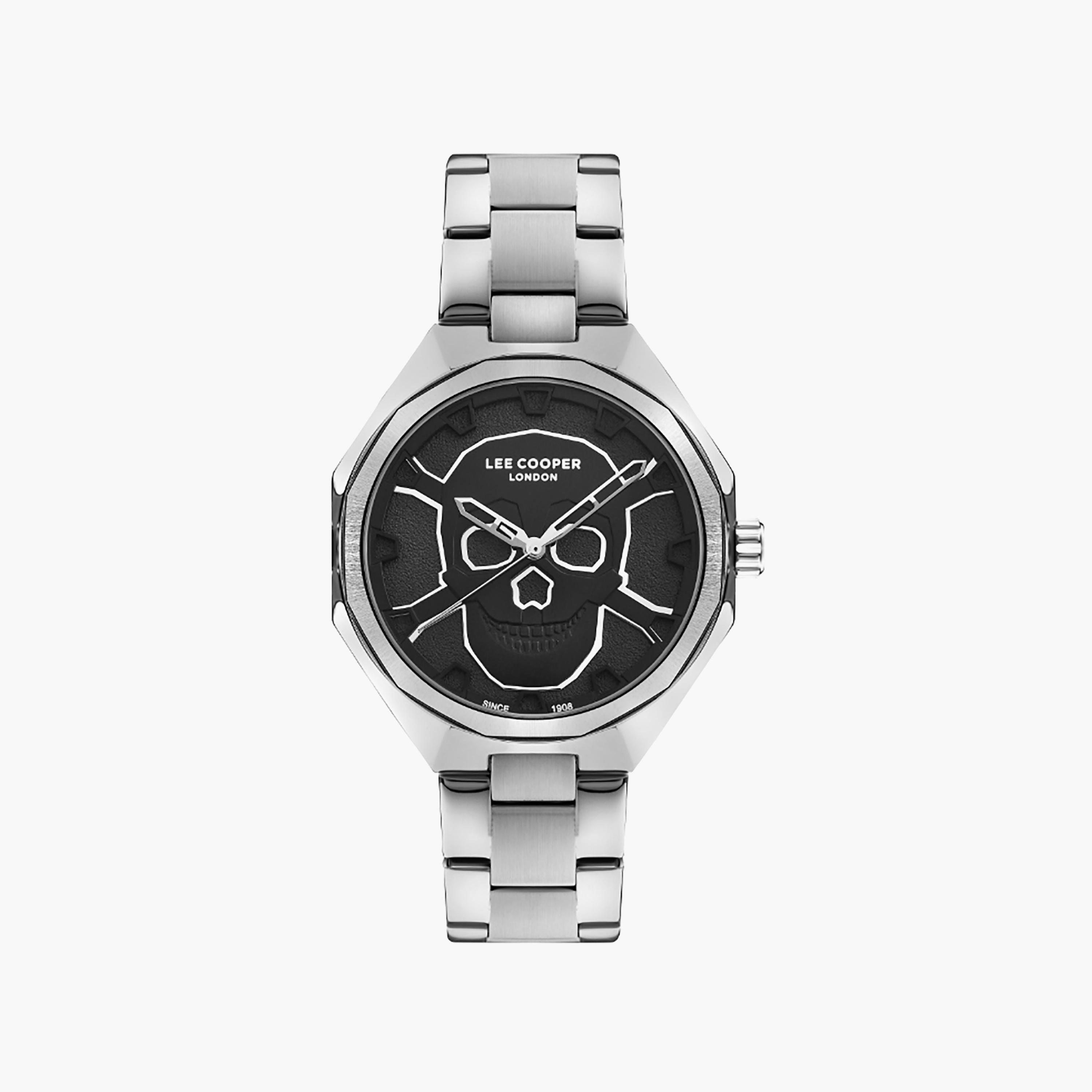 Lee Cooper Men's 45 MM Silver Analog Stainless Steel Watch | LC07640.350-men-watchesandjewellery-watches-image-1