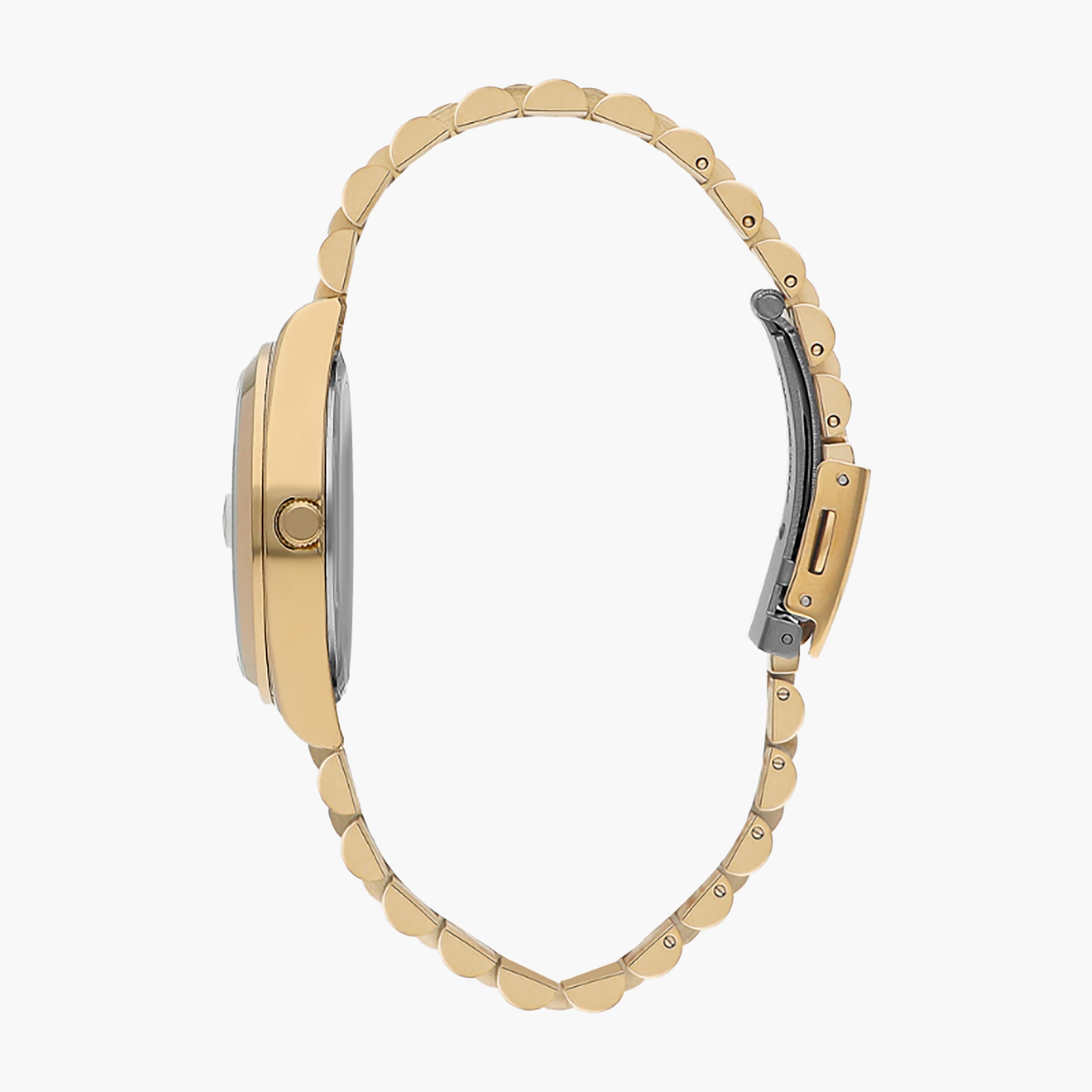 ساعة أنالوج ذھبية ذات ستانلس ستيل مع 34 ملم من لي كوبر للنساء | LC07827.130-women-watchesandjewellery-watches-image-2