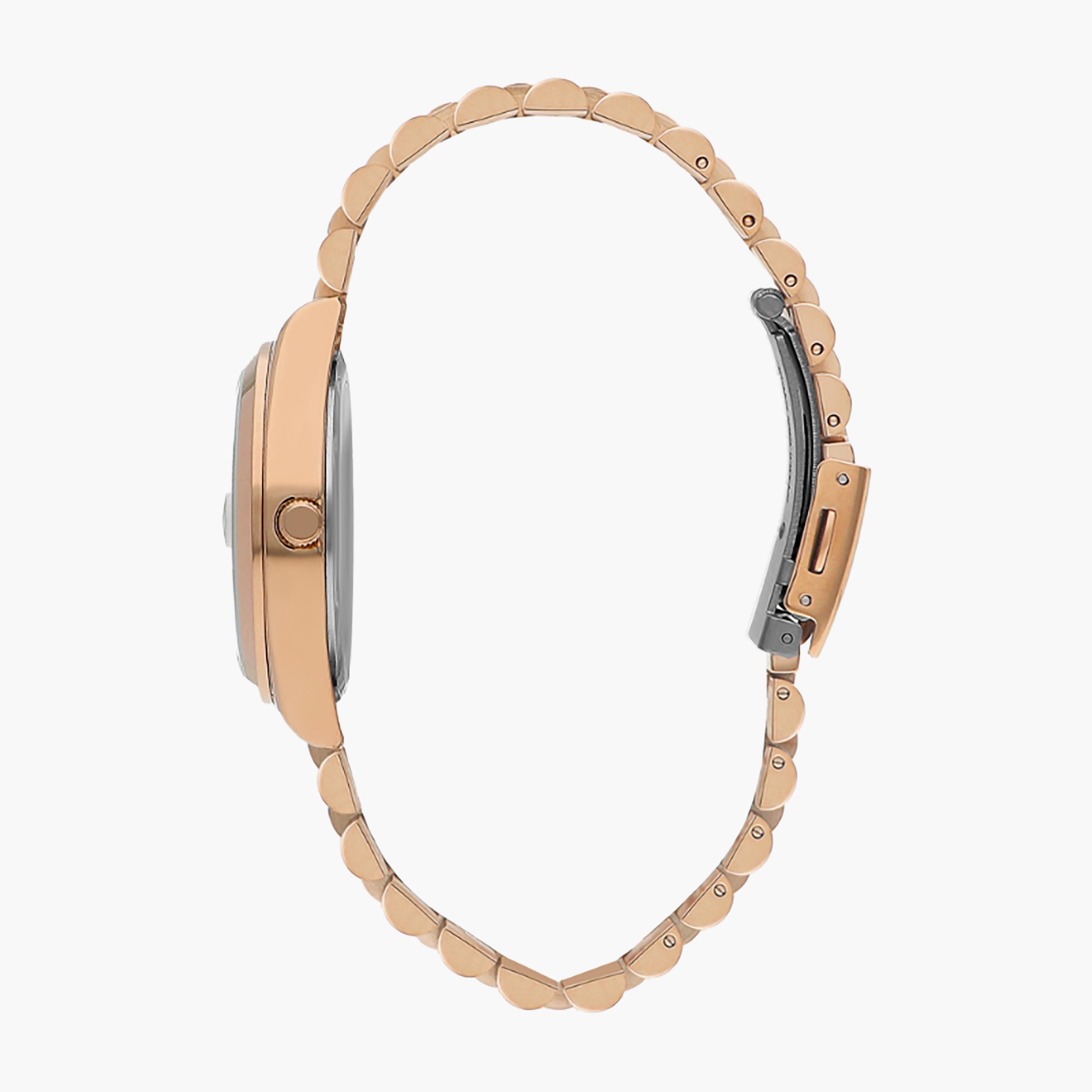 ساعة أنالوج ذھبية وردية ذات ستانلس ستيل مع 34 ملم من لي كوبر للنساء | LC07827.410-women-watchesandjewellery-watches-image-2