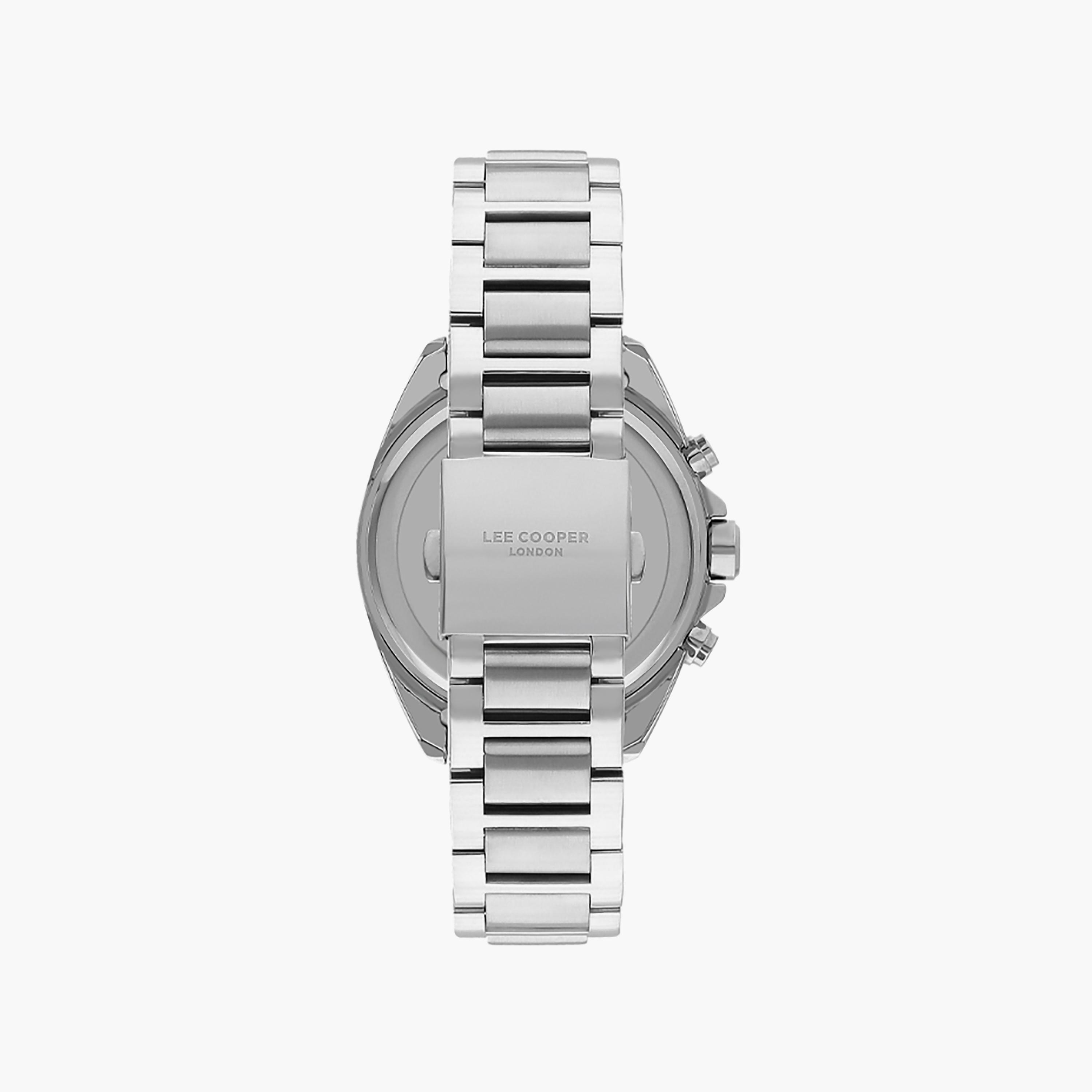 Lee Cooper Men's 46 MM Silver Chronograph Stainless Steel Watch | LC07830.340-men-watchesandjewellery-watches-image-3