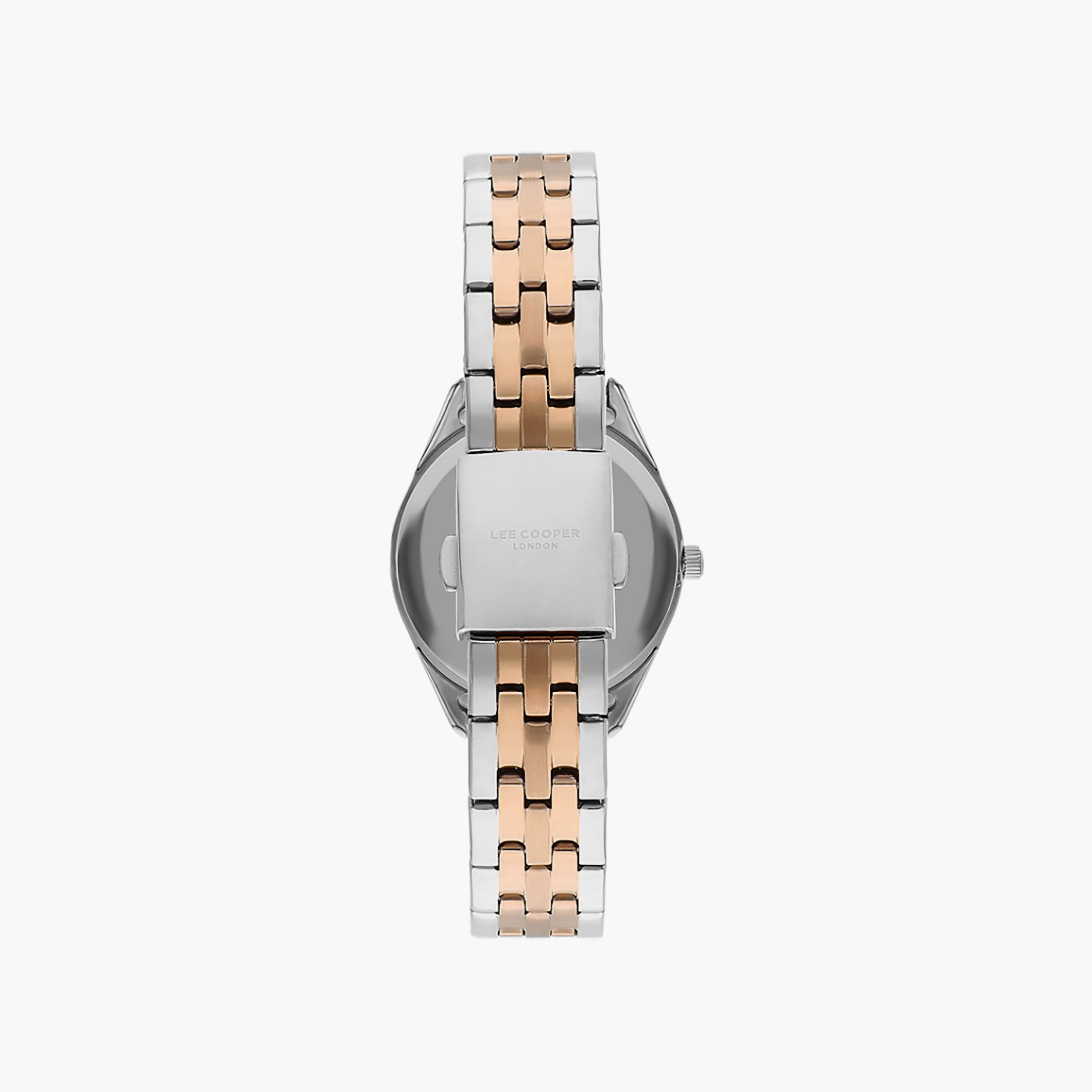 Lee Cooper Women's 34 MM Silver & Rose Gold Analog Stainless Steel Watch | LC07833.530-women-watchesandjewellery-watches-image-3