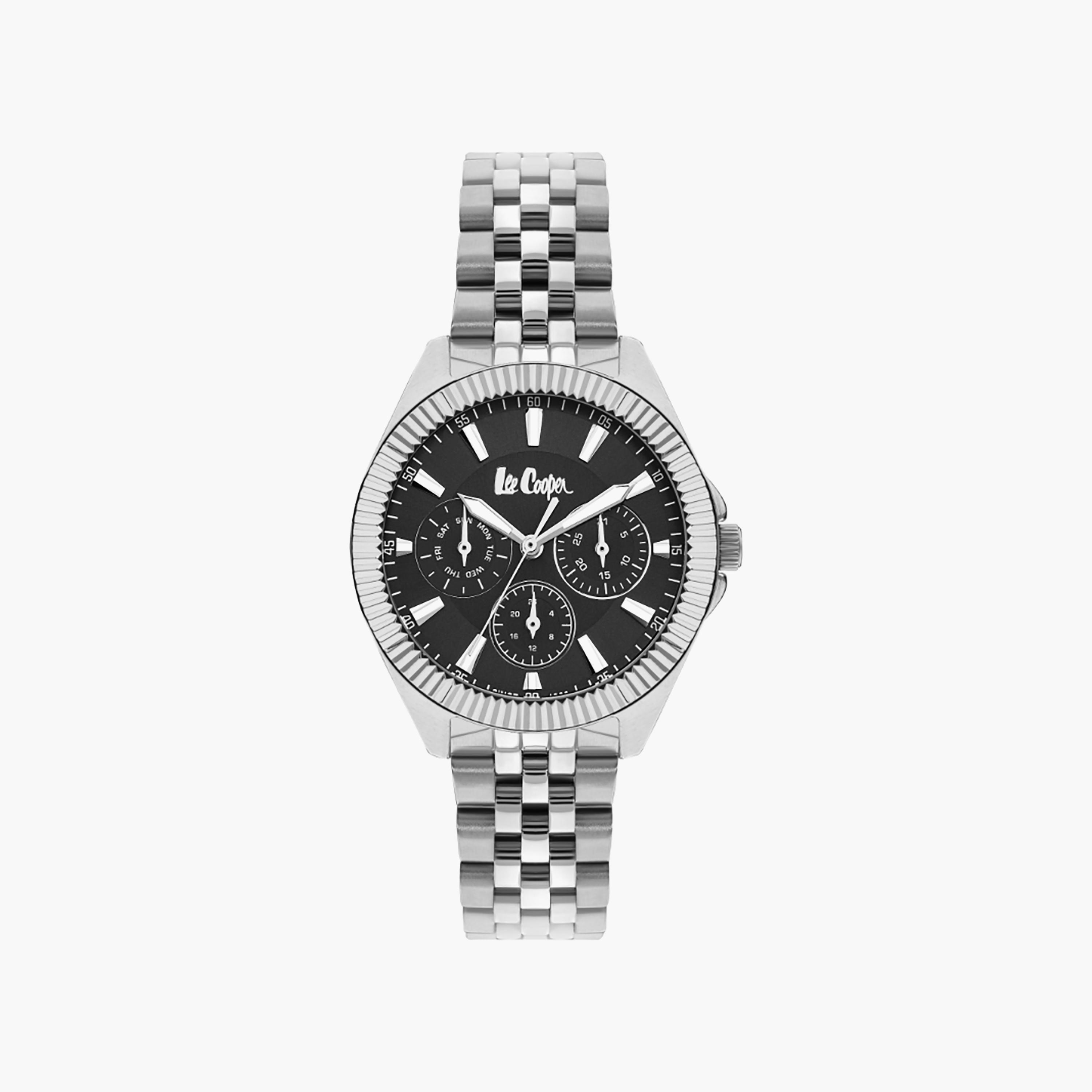 ساعة أنالوج فضية ذات ستانلس ستيل مع 36 ملم من لي كوبر للنساء | LC07837.350-women-watchesandjewellery-watches-image-1