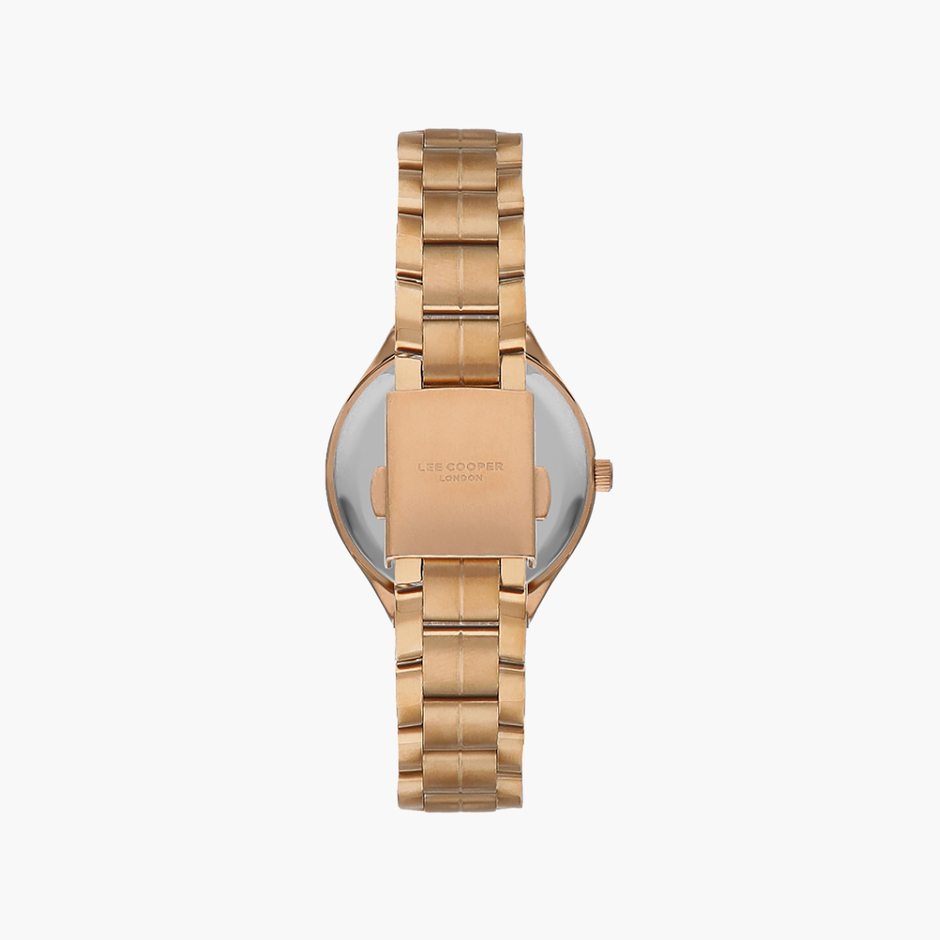 Lee Cooper Women's 33 MM Rose Gold Analog Stainless Steel Watch | LC07850.430-women-watchesandjewellery-watches-image-3