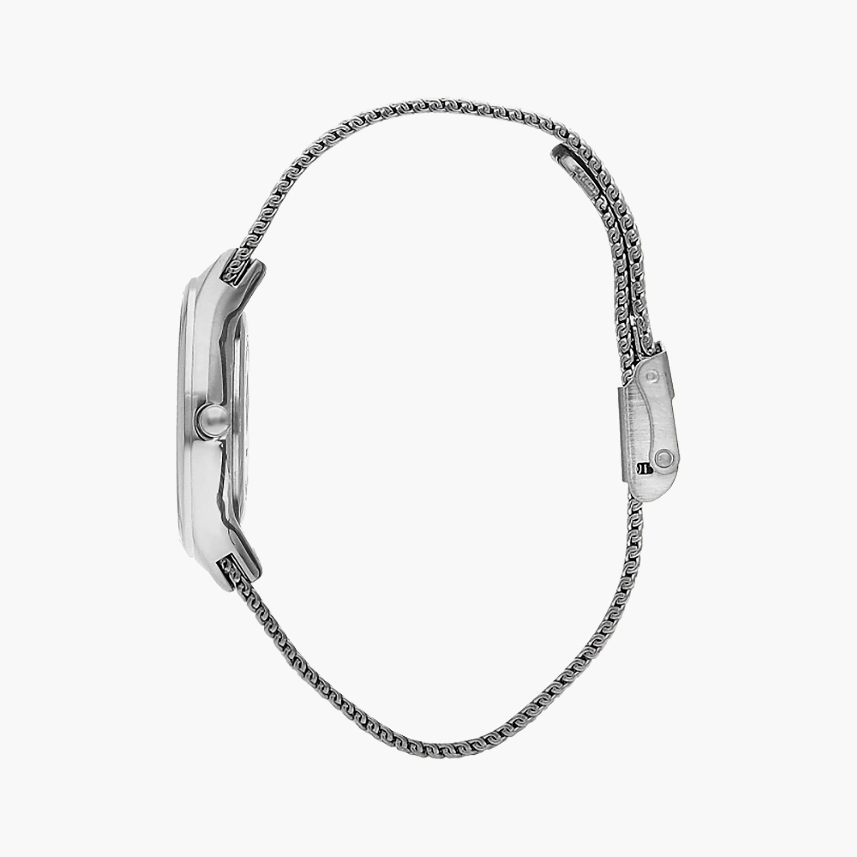 ساعة لي كوبر للنساء 32 ملم بلون فضية ذات انالوج شبكية | LC07862.390-women-watchesandjewellery-watches-image-2