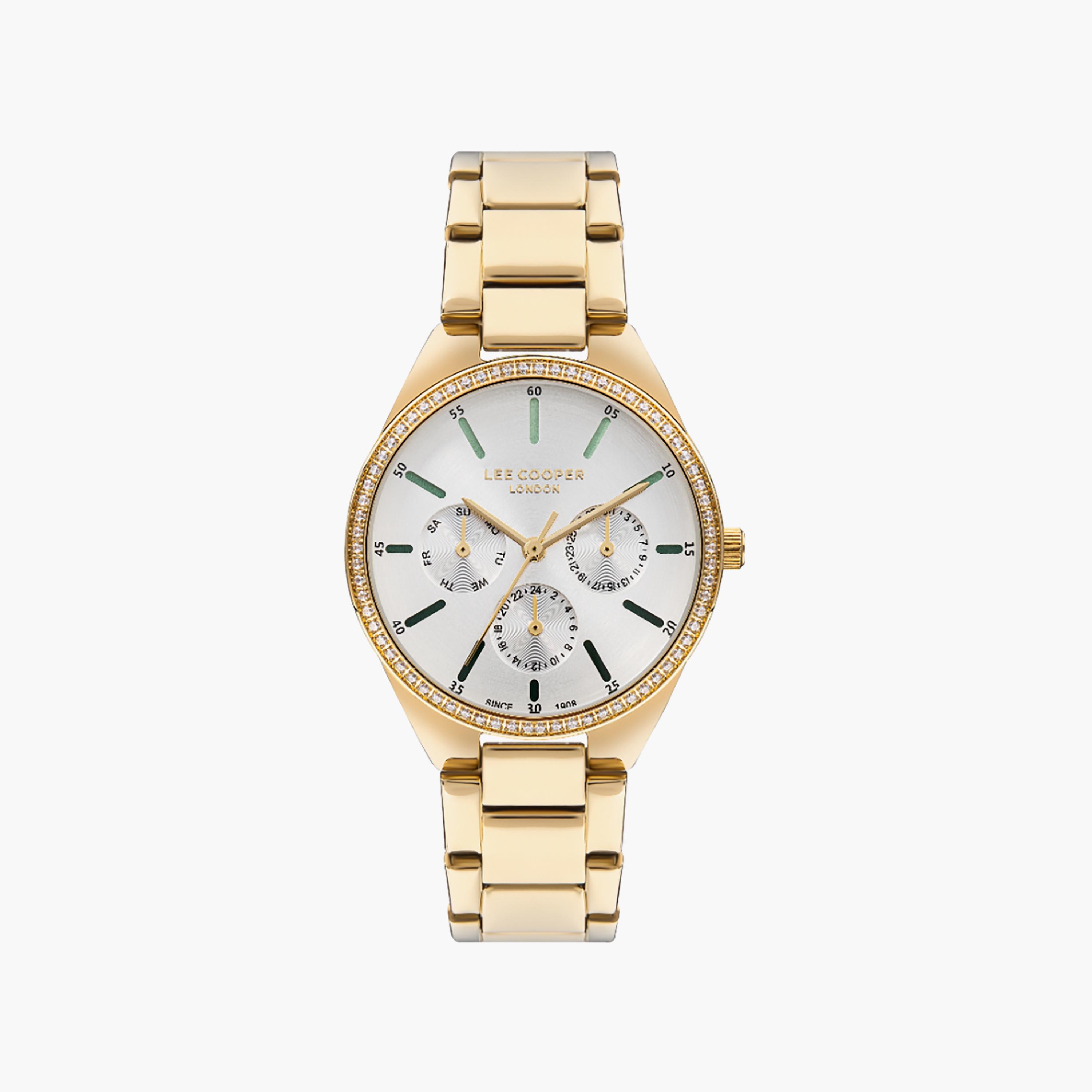 Lee Cooper Women's 36 MM Gold Analog Stainless Steel Watch | LC07863.170-women-watchesandjewellery-watches-image-1