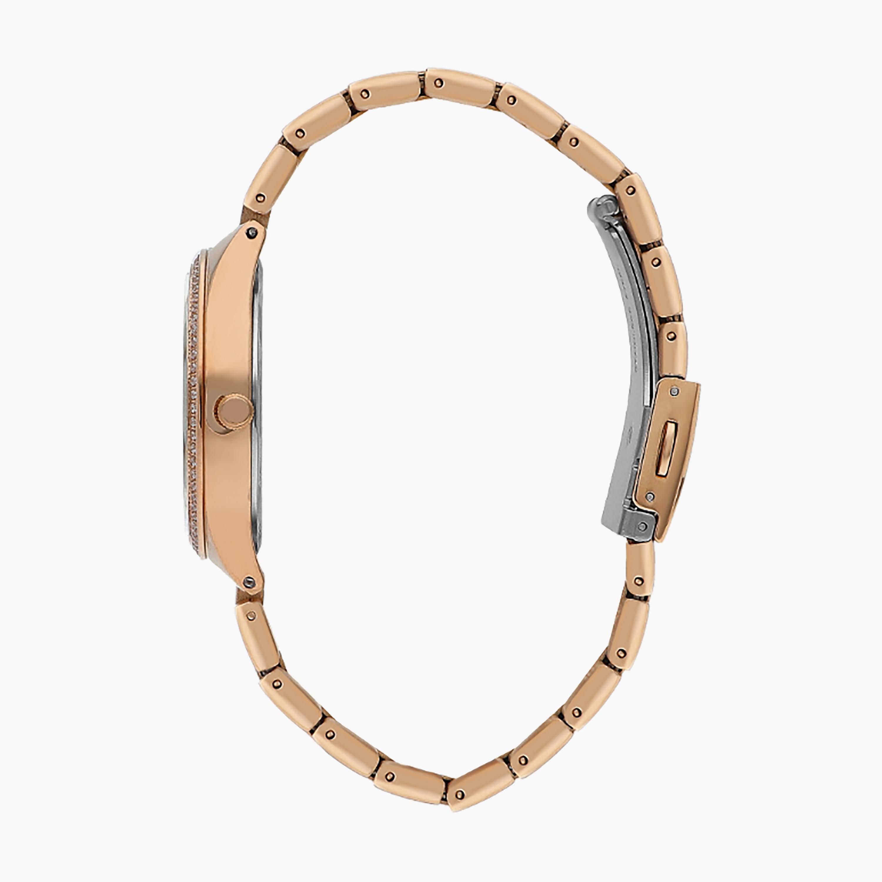 ساعة أنالوج ذھبية وردية ذات ستانلس ستيل مع 36 ملم من لي كوبر للنساء | LC07863.430-women-watchesandjewellery-watches-image-2
