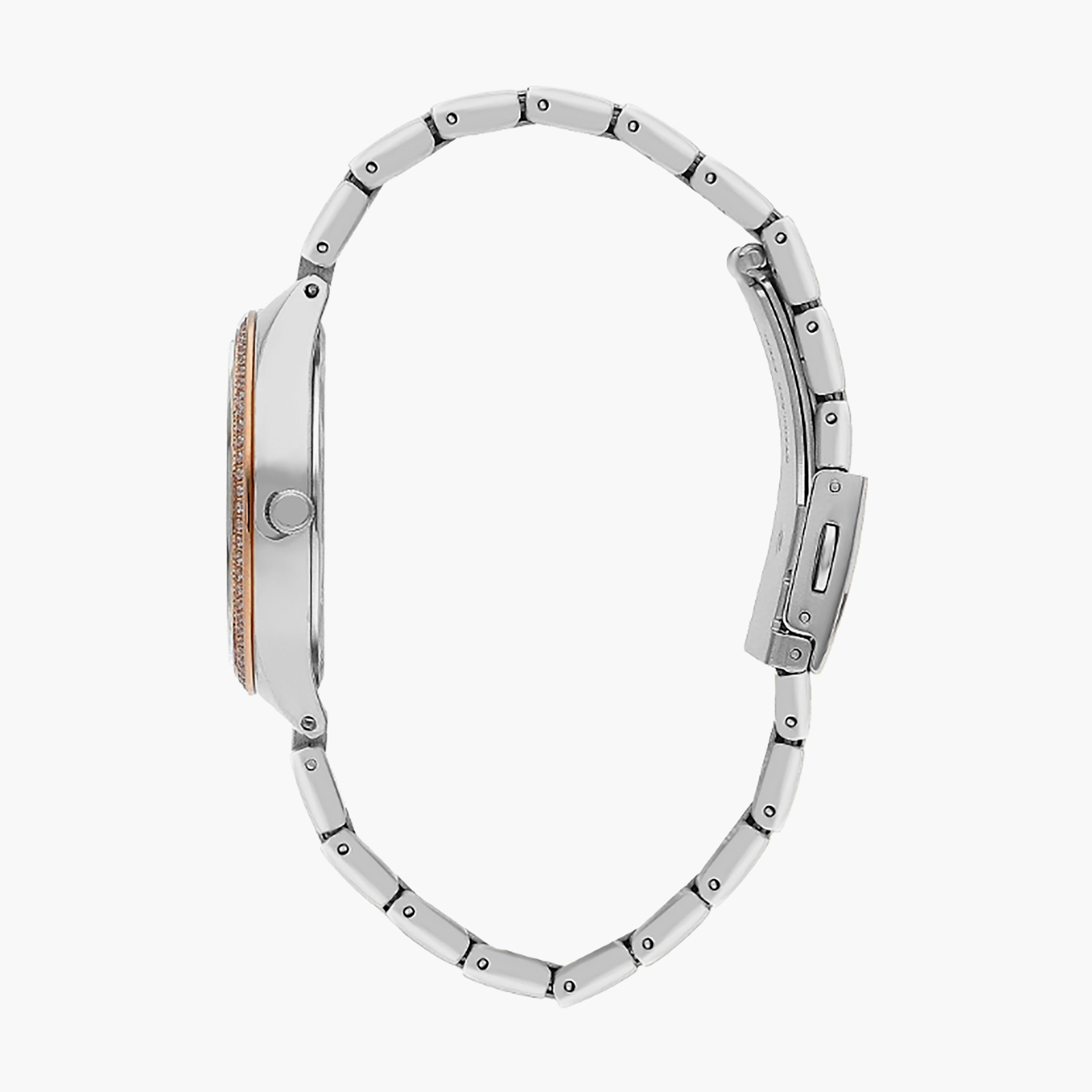 Lee Cooper Women's 36 MM Silver & Rose Gold Analog Stainless Steel Watch | LC07863.530-women-watchesandjewellery-watches-image-2