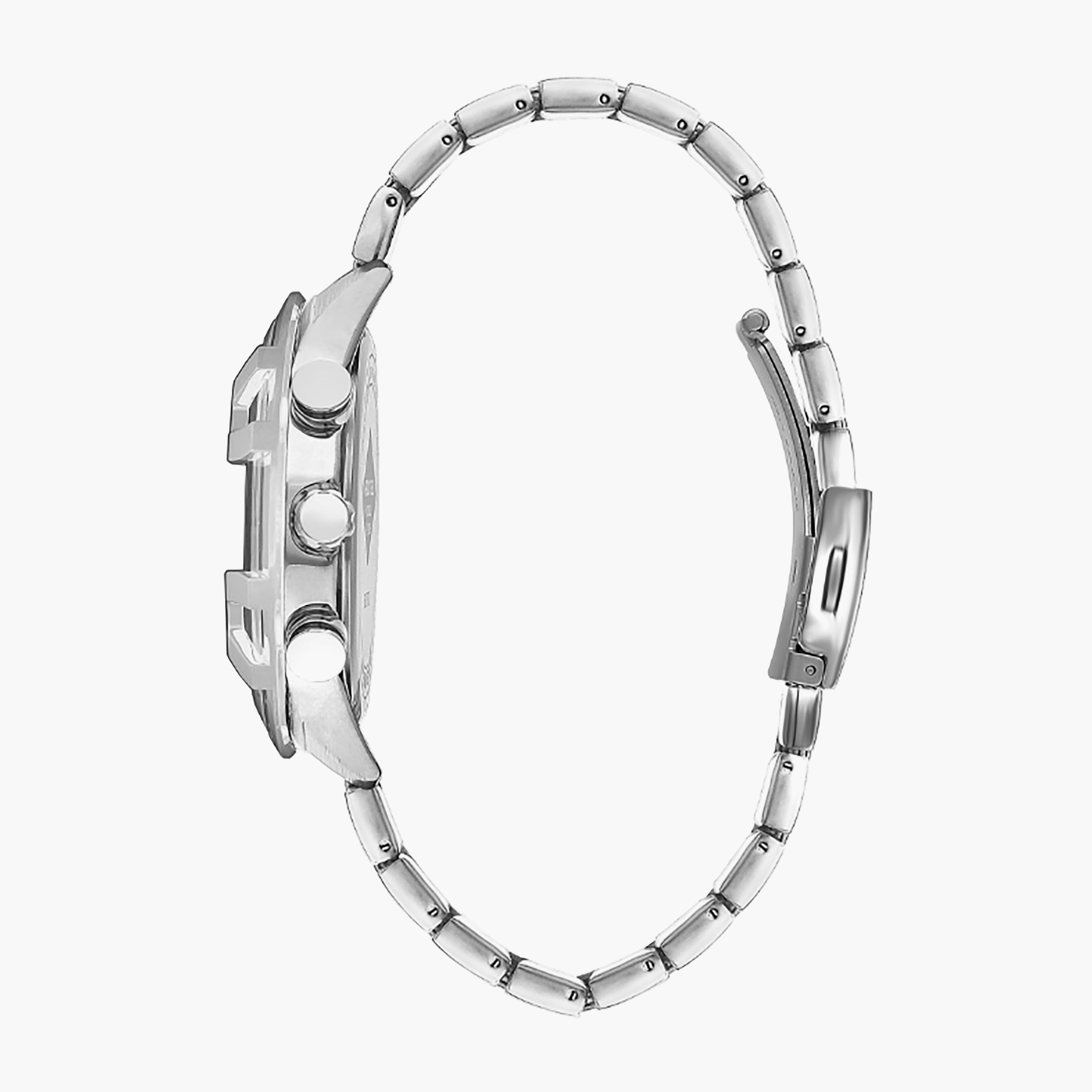 ساعة لي كوبر للرجال 49 ملم كرونوغراف بلون فضي مع ستانلس ستيل | LC07872.380-men-watchesandjewellery-watches-image-2
