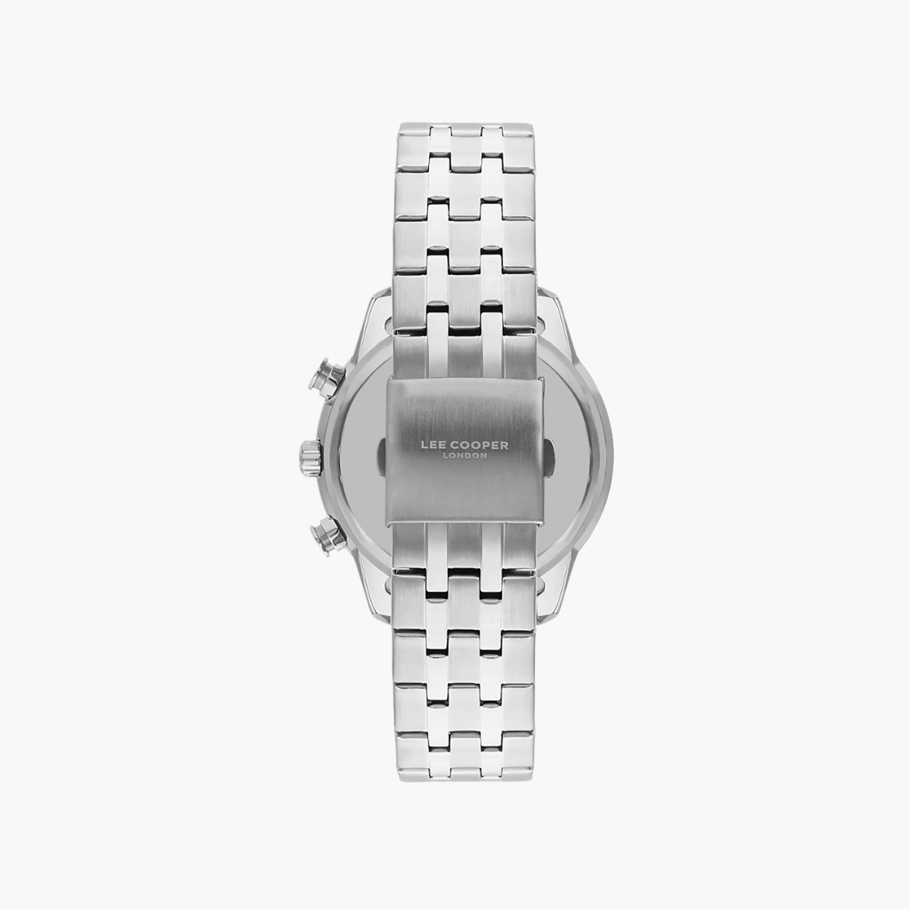 ساعة لي كوبر للرجال 49 ملم كرونوغراف بلون فضي مع ستانلس ستيل | LC07872.380-men-watchesandjewellery-watches-image-3