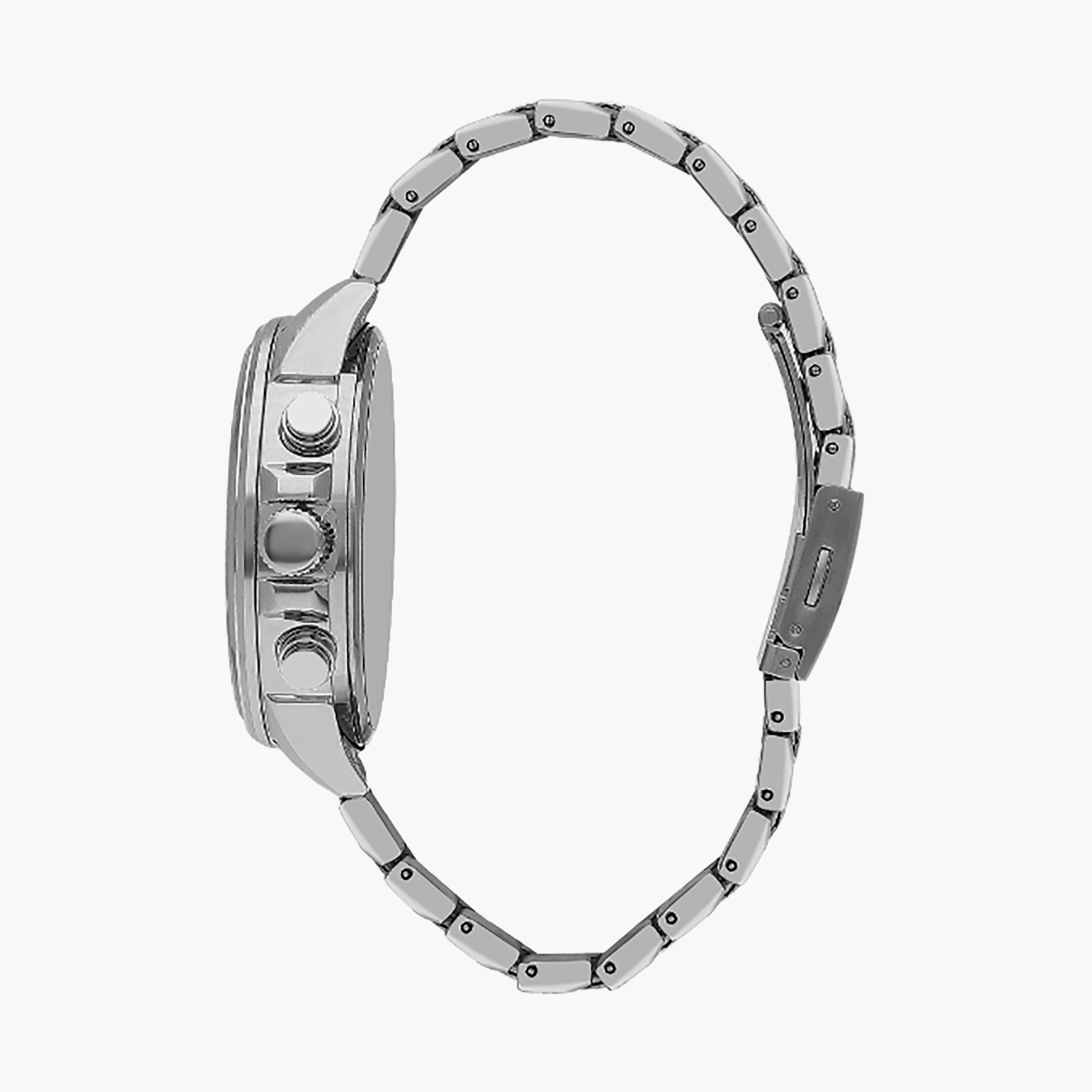 ساعة لي كوبر للرجال 46 ملم كرونوغراف بلون فضي مع ستانلس ستيل | LC07878.350-men-watchesandjewellery-watches-image-2