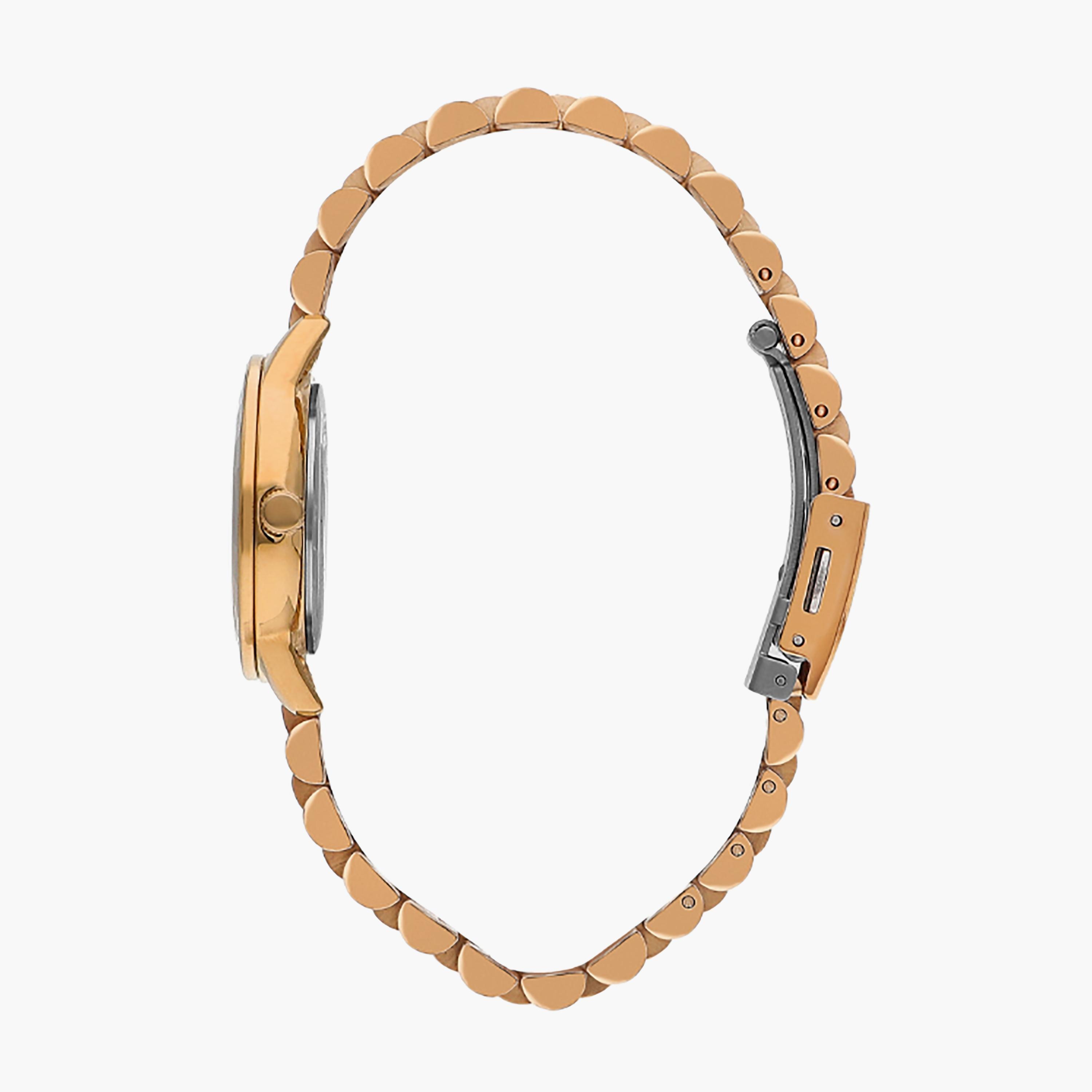 ساعة أنالوج ذھبية وردية ذات ستانلس ستيل مع 30 ملم من لي كوبر للنساء | LC07934.450-women-watchesandjewellery-watches-image-2