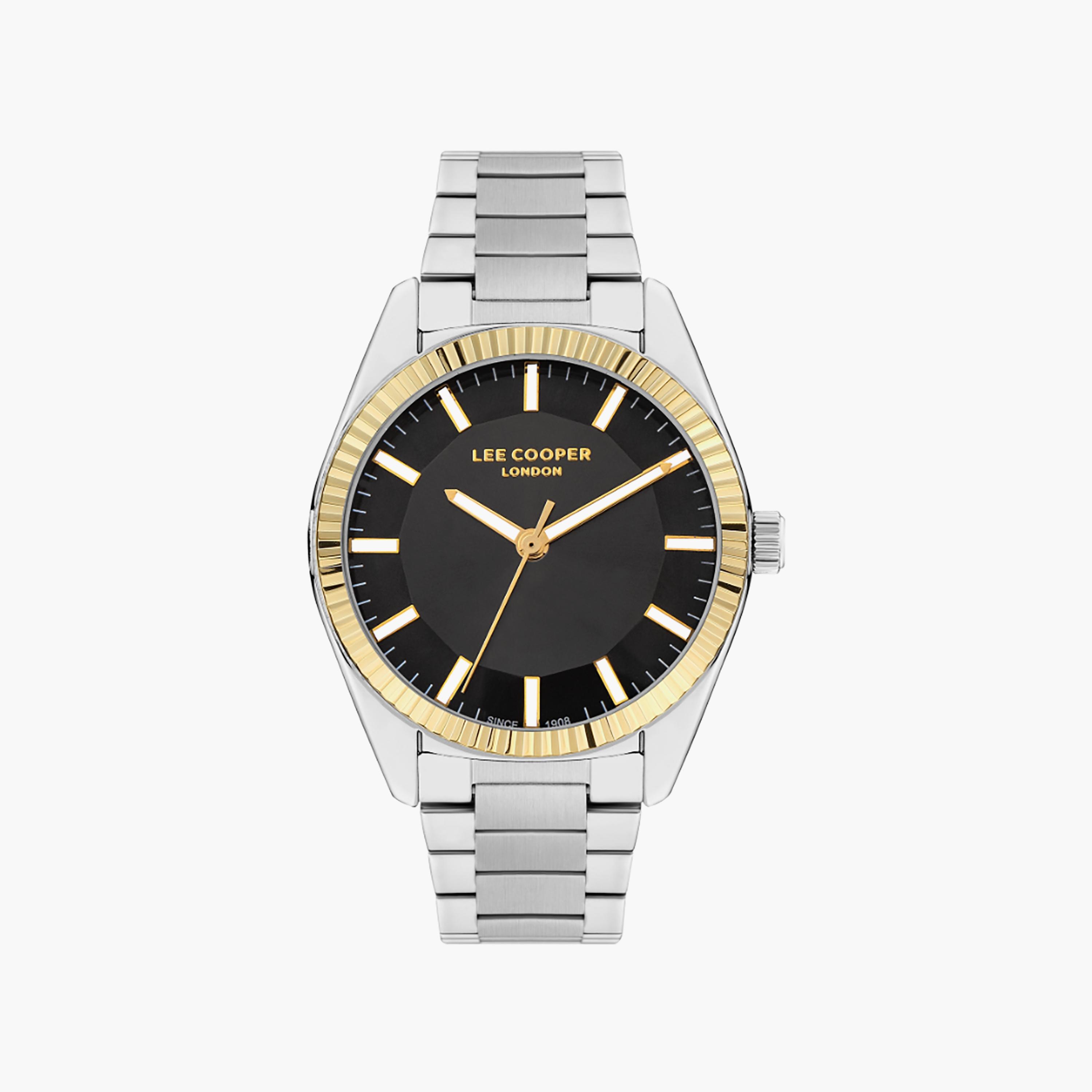 ساعة لي كوبر للرجال 42 ملم انالوج بلون فضي مع ستانلس ستيل | LC07950.260-men-watchesandjewellery-watches-image-1