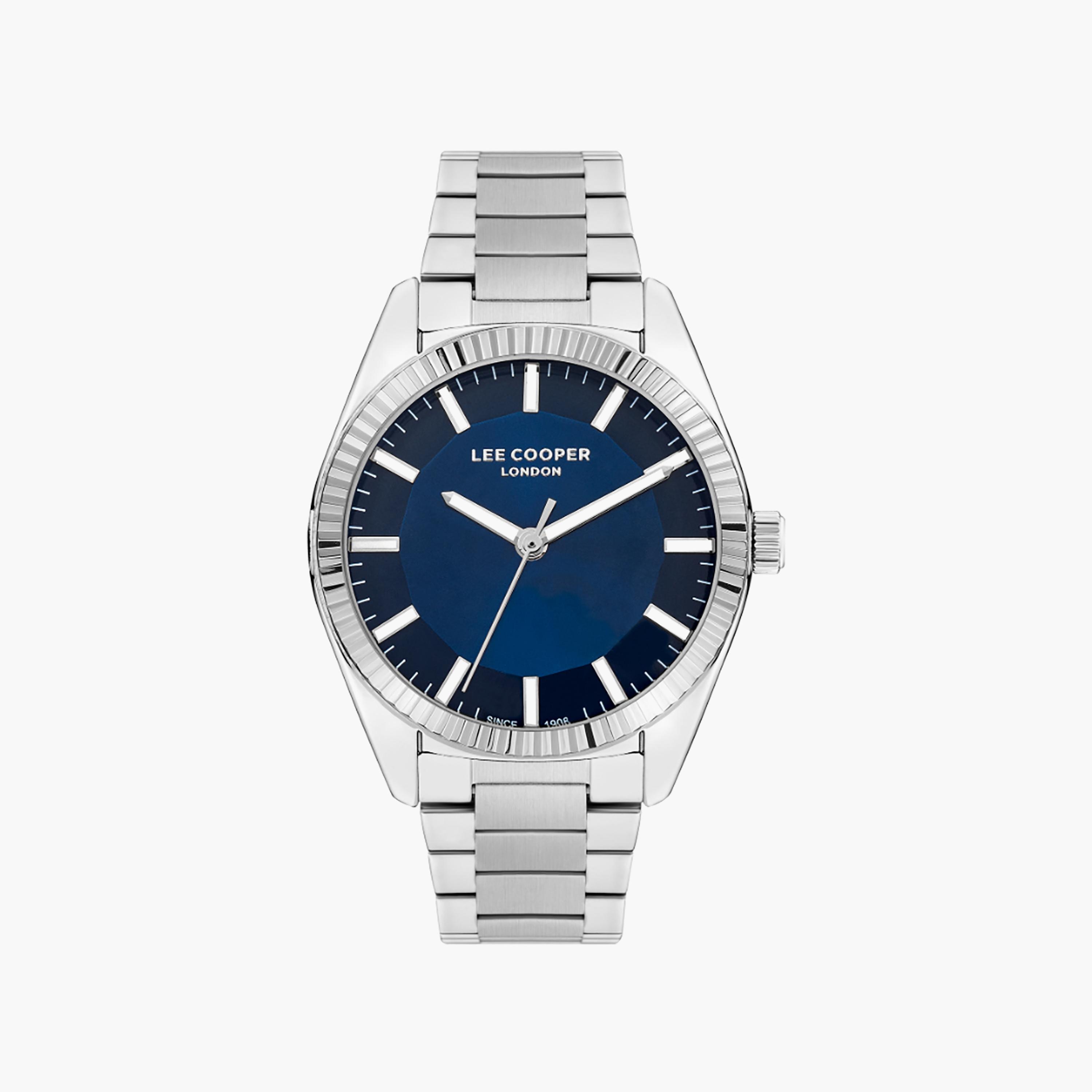 ساعة لي كوبر للرجال 42 ملم انالوج بلون فضي مع ستانلس ستيل | LC07950.390-men-watchesandjewellery-watches-image-1
