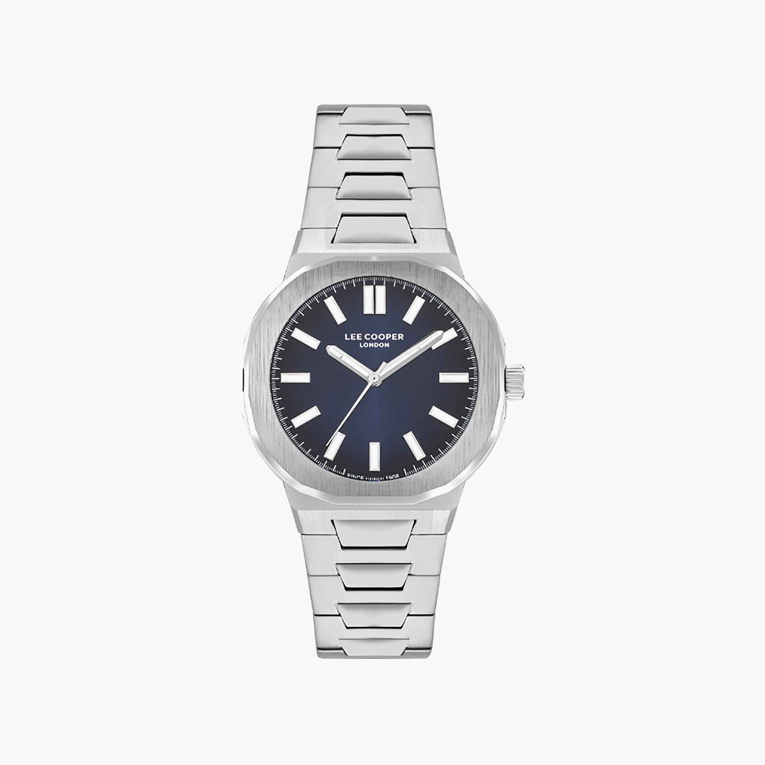 ساعة لي كوبر للرجال 43 ملم انالوج بلون فضي مع ستانلس ستيل | LC07952.380-men-watchesandjewellery-watches-image-1