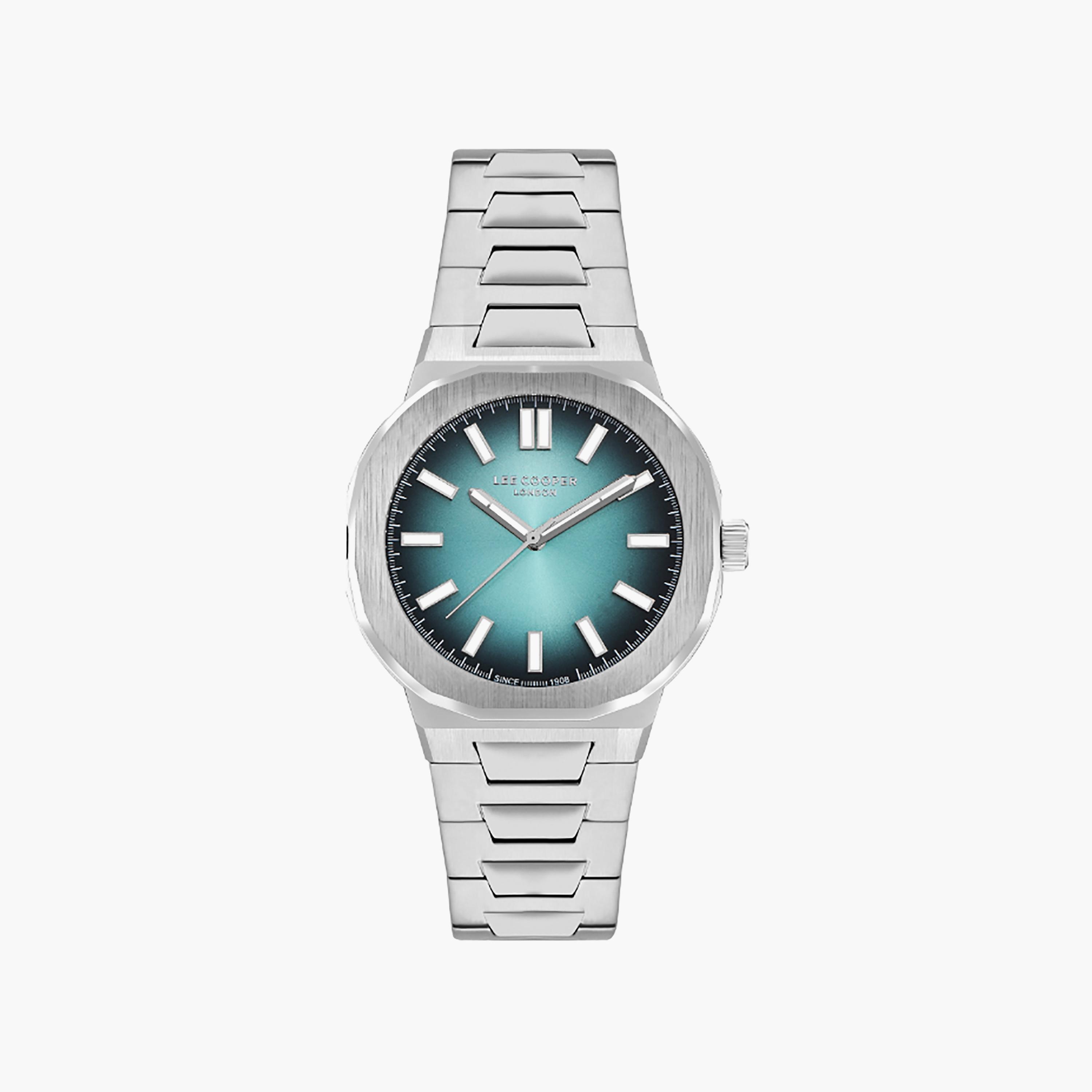 ساعة لي كوبر للرجال 43 ملم انالوج بلون فضي مع ستانلس ستيل | LC07952.390-men-watchesandjewellery-watches-image-1