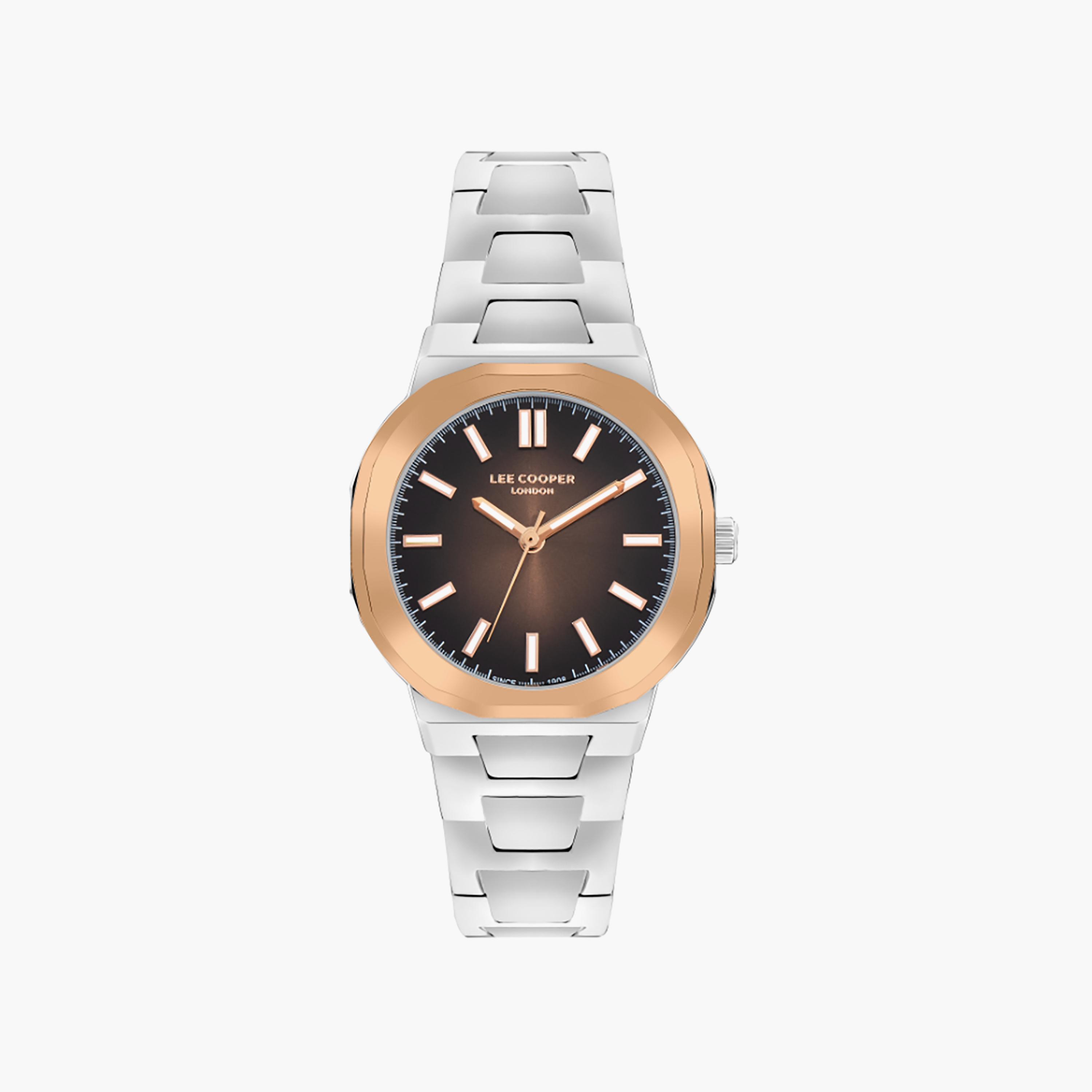 ساعة أنالوج فضية ذات ستانلس ستيل مع 32 ملم من لي كوبر للنساء | LC07953.540-women-watchesandjewellery-watches-image-1