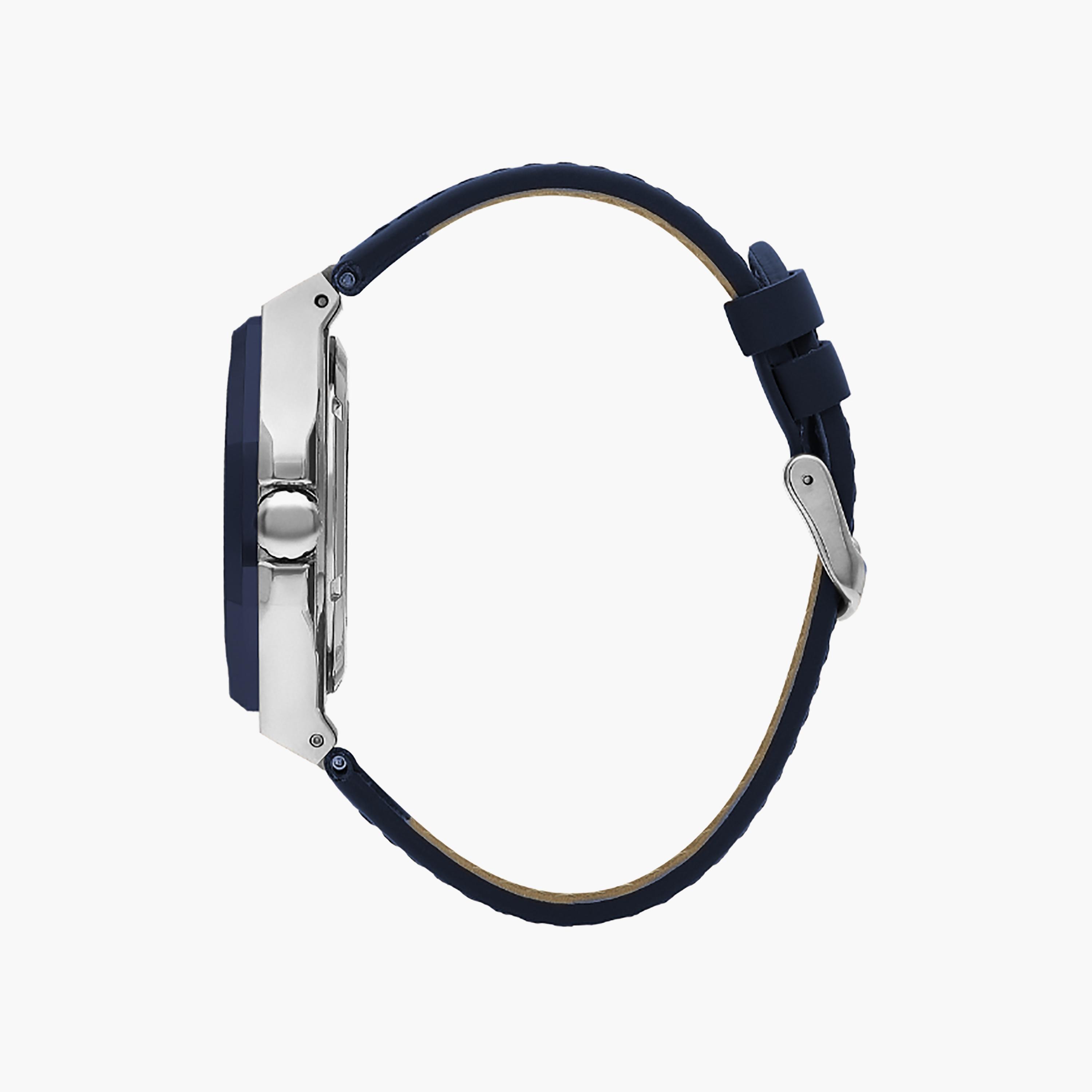 Lee Cooper Men's 43 MM Navy Automatic Leather Watch | LC07978.399-men-watchesandjewellery-watches-image-2