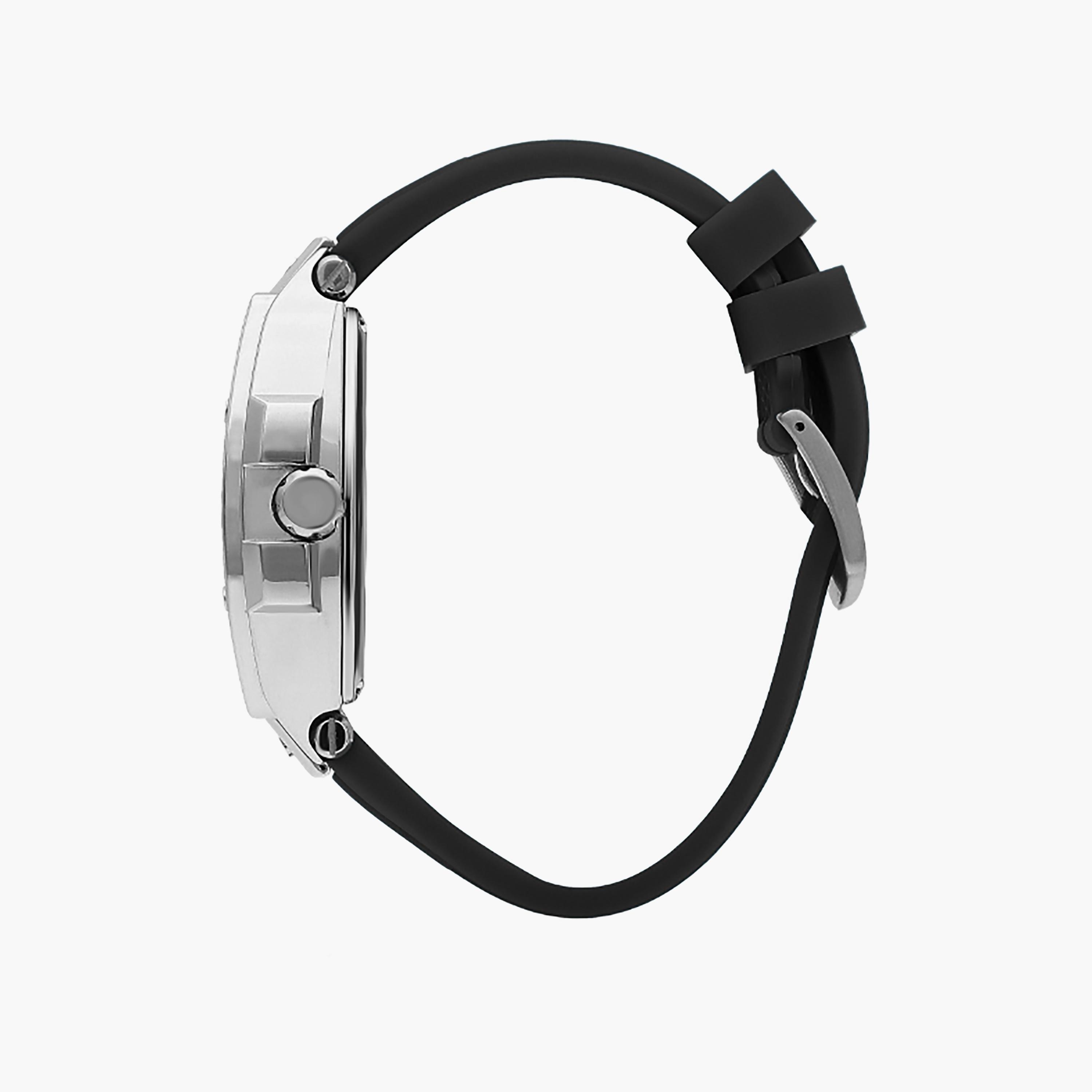 Lee Cooper Men's 45 MM Black Automatic Silicone Watch | LC07979.351-men-watchesandjewellery-watches-image-2