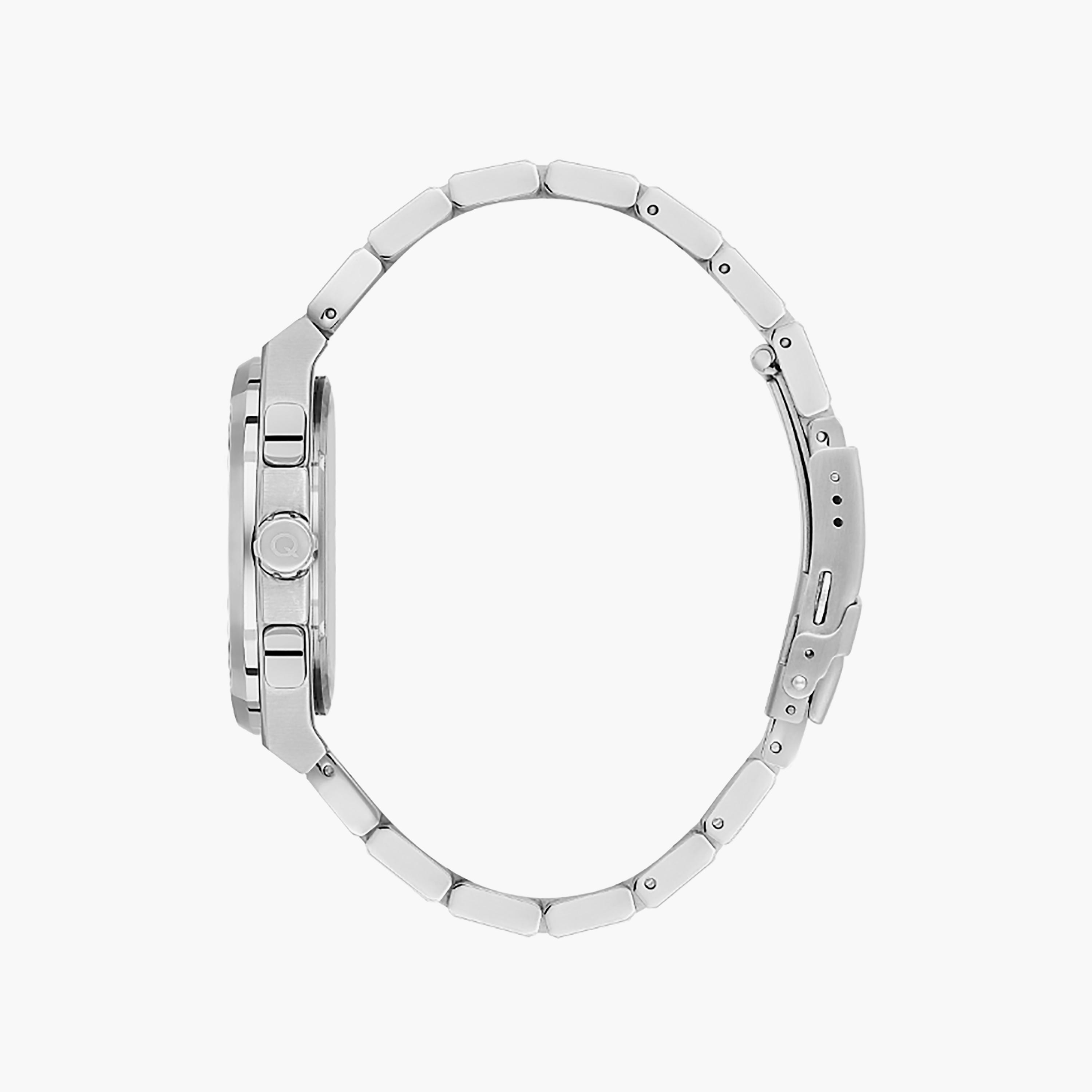 ساعة كوانتوم للرجال 44 ملم كرونوغراف بلون فضي مع ستانلس ستيل | ADG1032.380-men-watchesandjewellery-watches-image-2