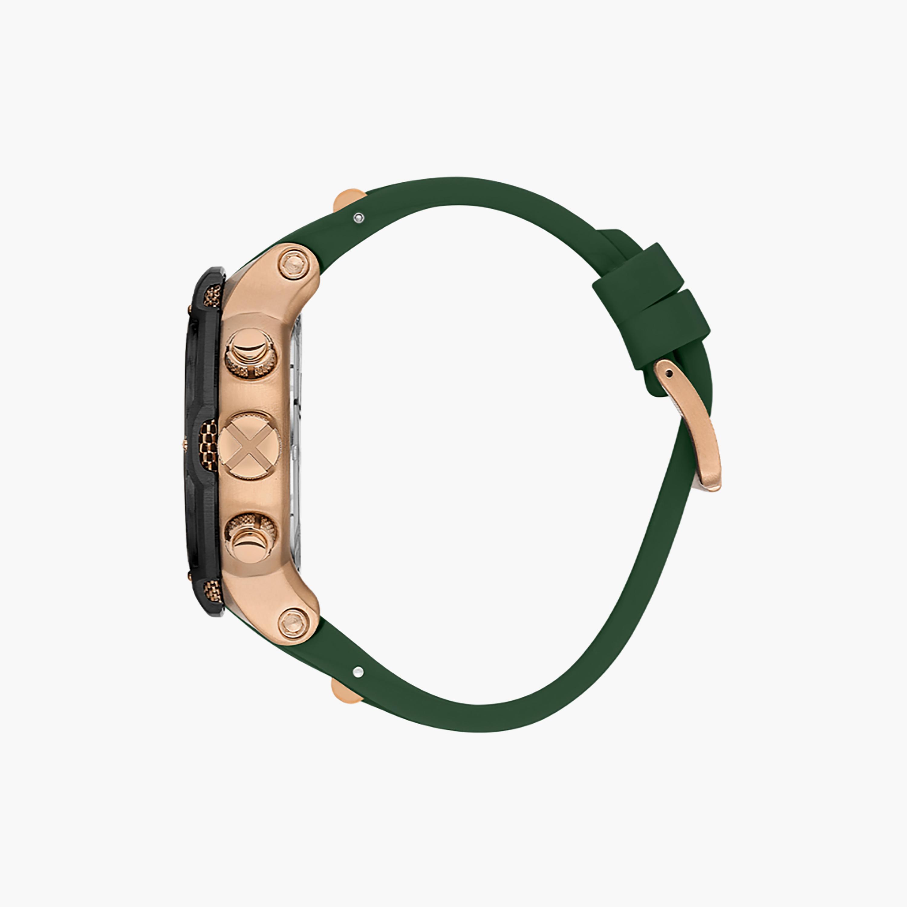 Quantum Men's 53 MM Green Chronograph Silicone Watch | HNG1051.875-men-watchesandjewellery-watches-image-2