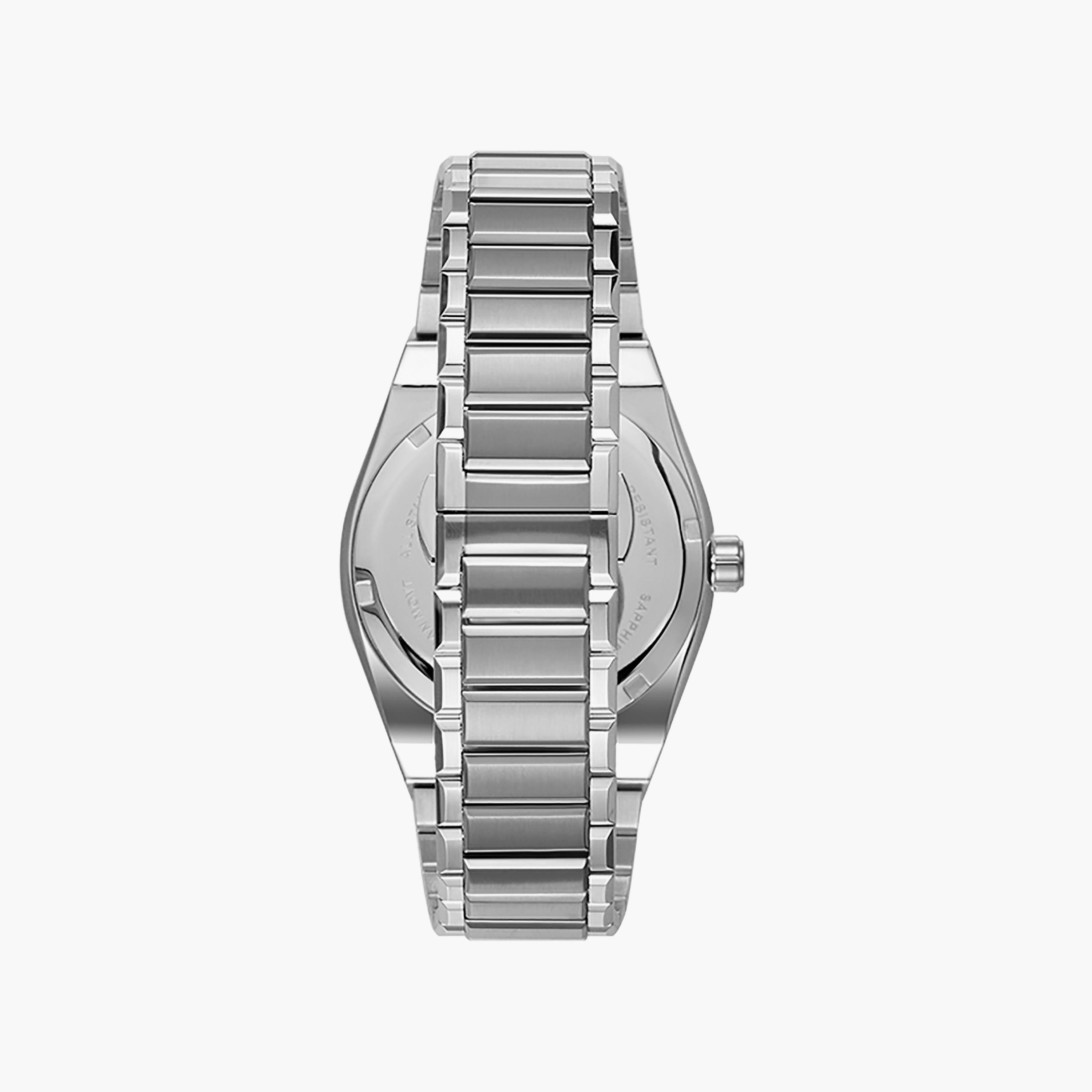 ساعة تورنادو للرجال 42 ملم انالوج بلون فضي مع ستانلس ستيل | T23003-SBSH-men-watchesandjewellery-watches-image-3