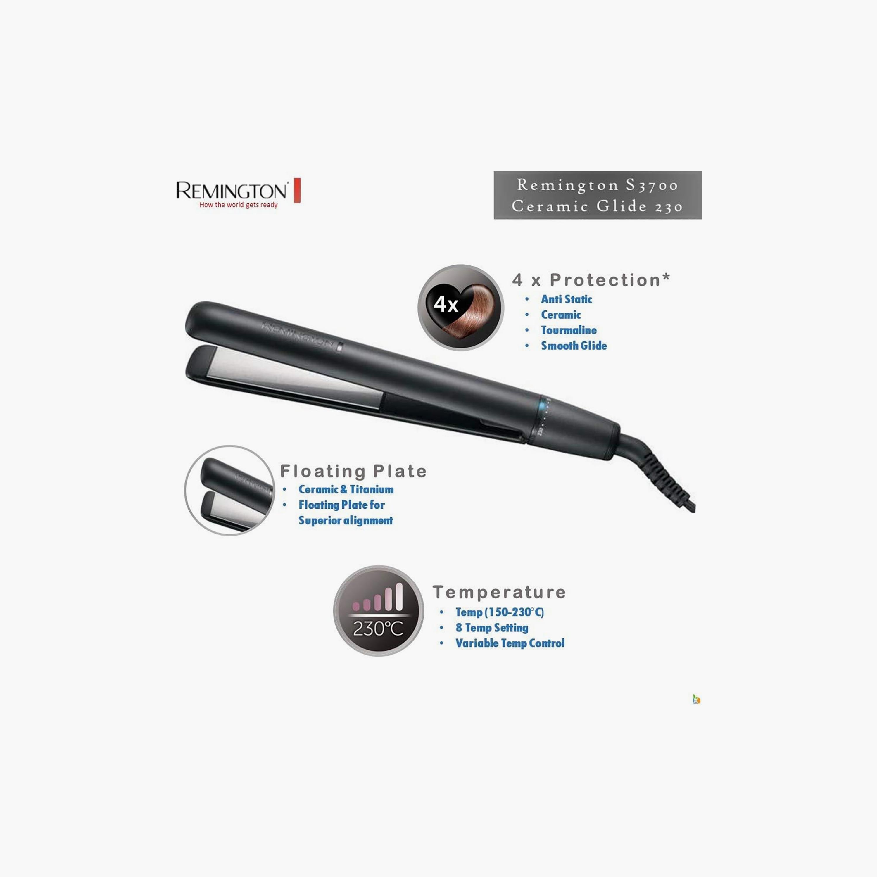 Remington Hair Straightener Black | RES3700-beautyandpersonalcare-appliances-hairstylingtools-curlingandstyler-image-3
