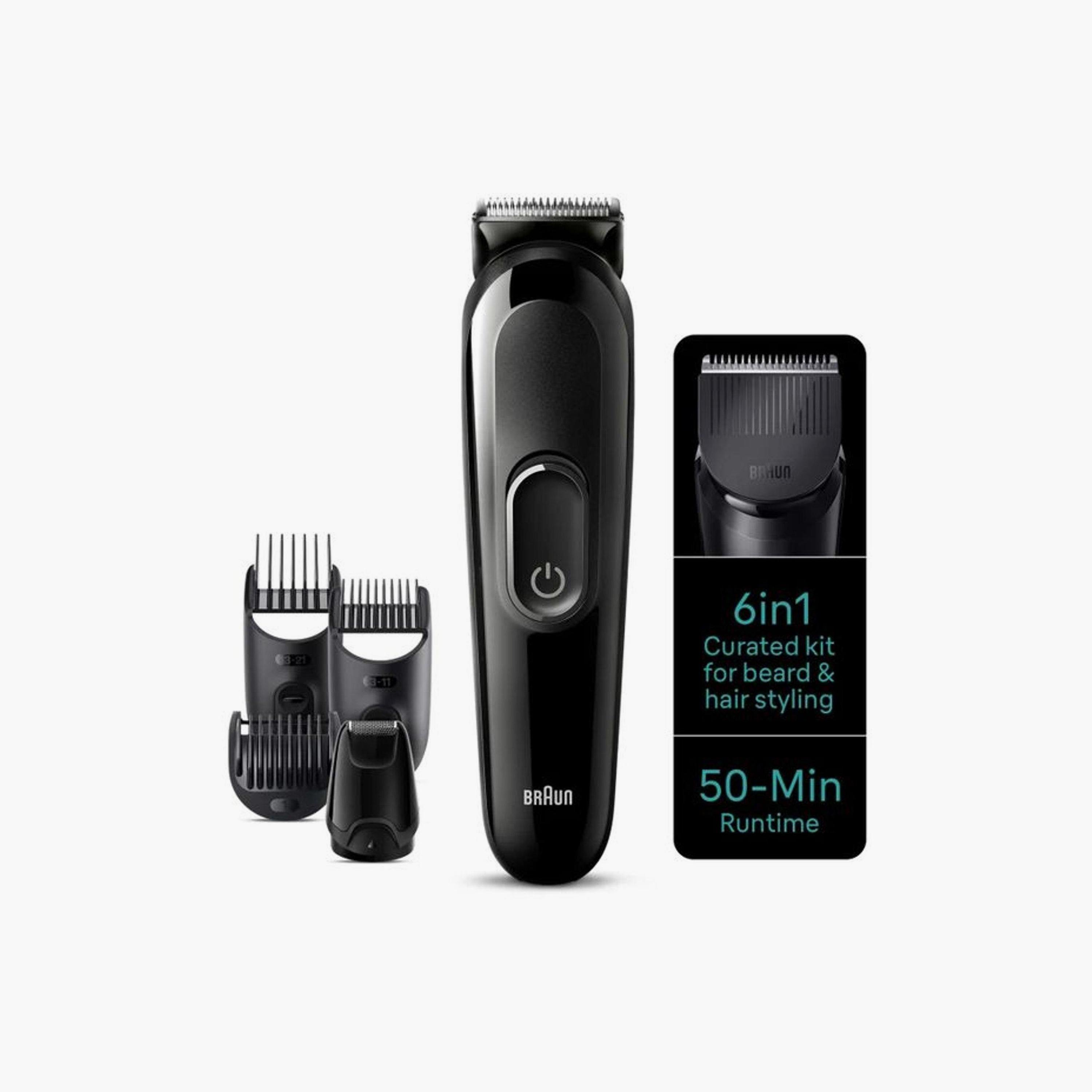 Braun 6-in-1 Beard & Hair Grooming Kit Black | MGK 3410-beautyandpersonalcare-mens-shaving-image-1