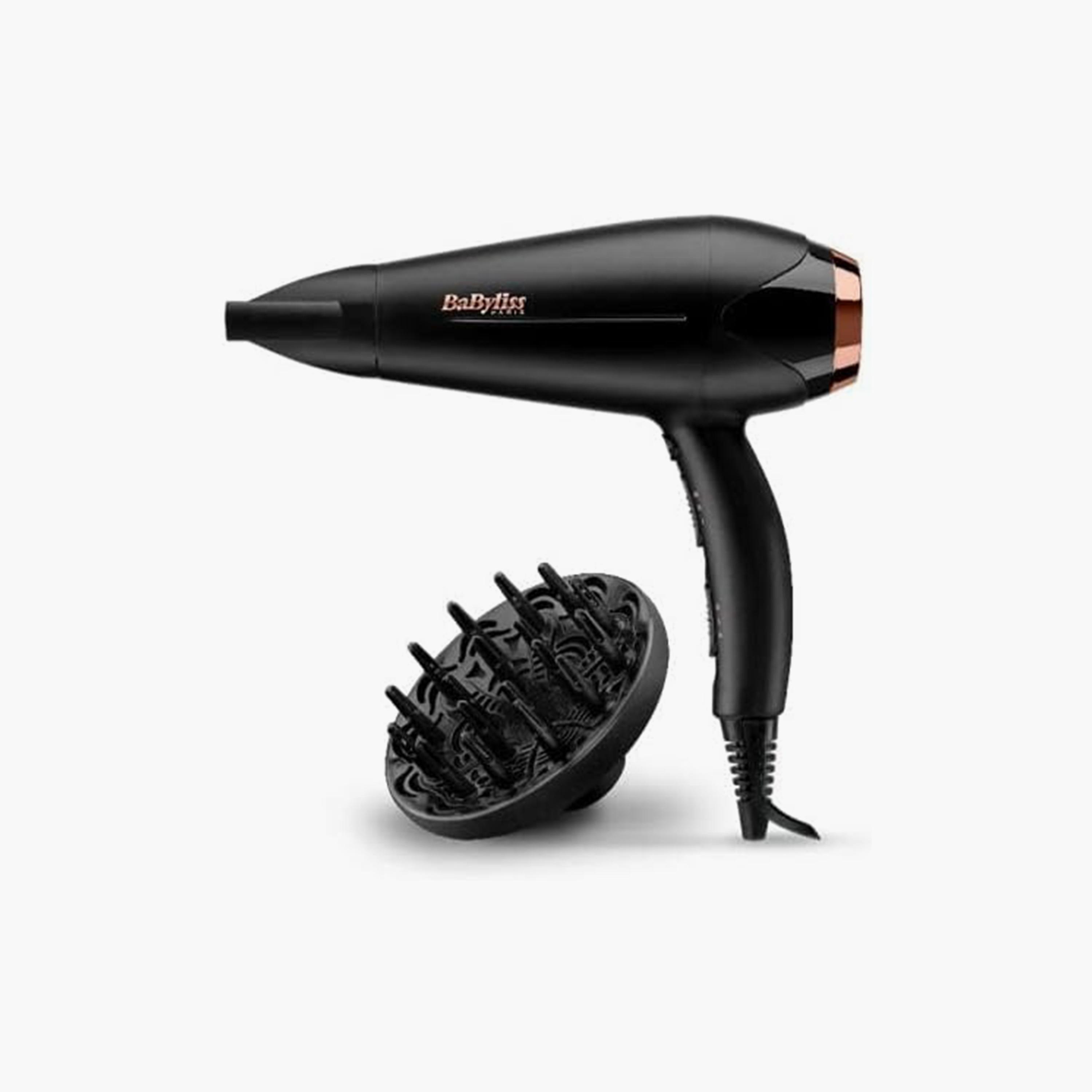 مجفف شعر D570dsde ذو 2200 واط بلون أسود وذهبي أسود من بابيليس | D570DSDE-beautyandpersonalcare-appliances-hairstylingtools-hairdryers-image-1