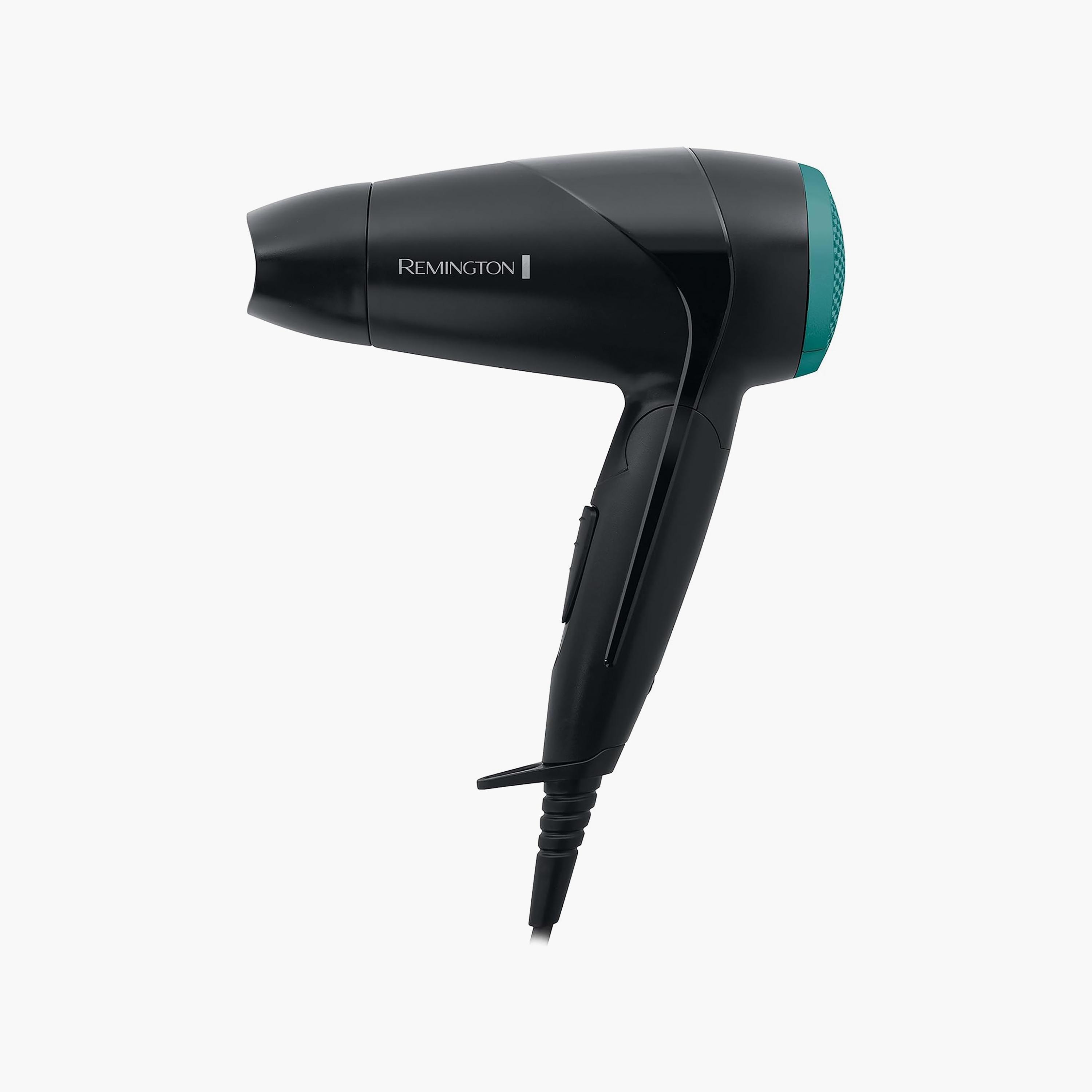مجفف شعر مدمج للسفر ذو 2000 واط من ريمنجتون بلون أسود | D1500-beautyandpersonalcare-appliances-hairstylingtools-hairdryers-image-1