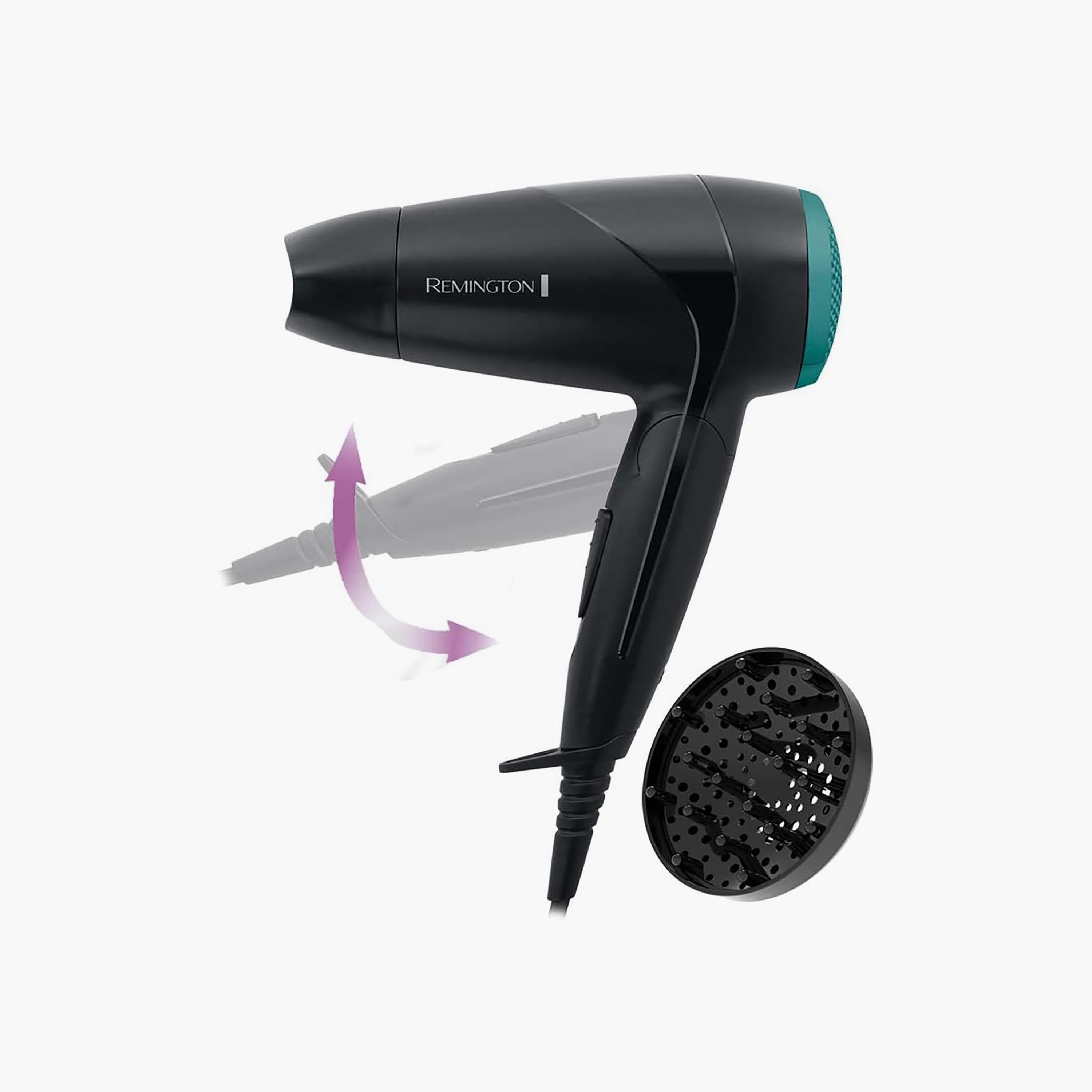 مجفف شعر مدمج للسفر ذو 2000 واط من ريمنجتون بلون أسود | D1500-beautyandpersonalcare-appliances-hairstylingtools-hairdryers-image-2