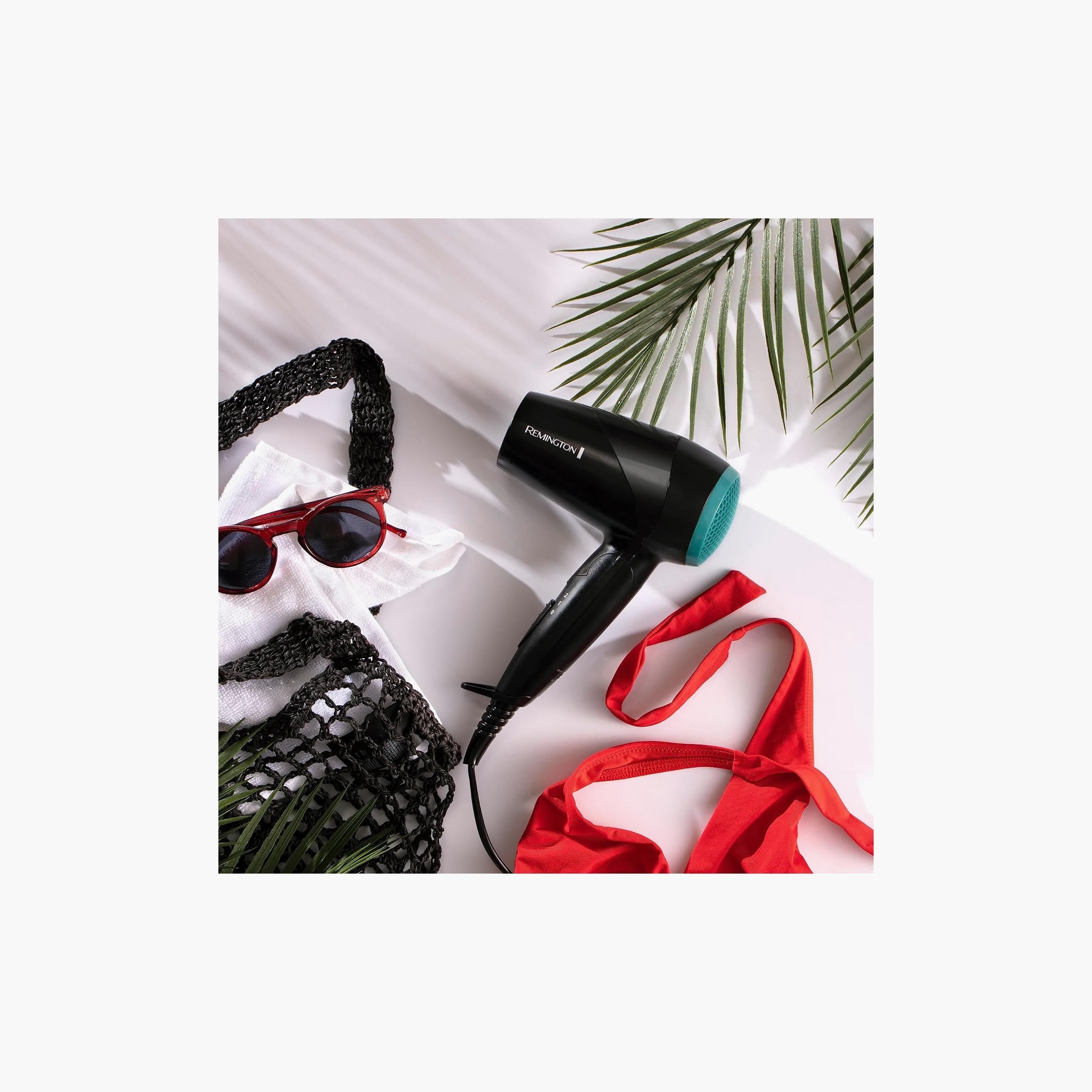 مجفف شعر مدمج للسفر ذو 2000 واط من ريمنجتون بلون أسود | D1500-beautyandpersonalcare-appliances-hairstylingtools-hairdryers-image-8