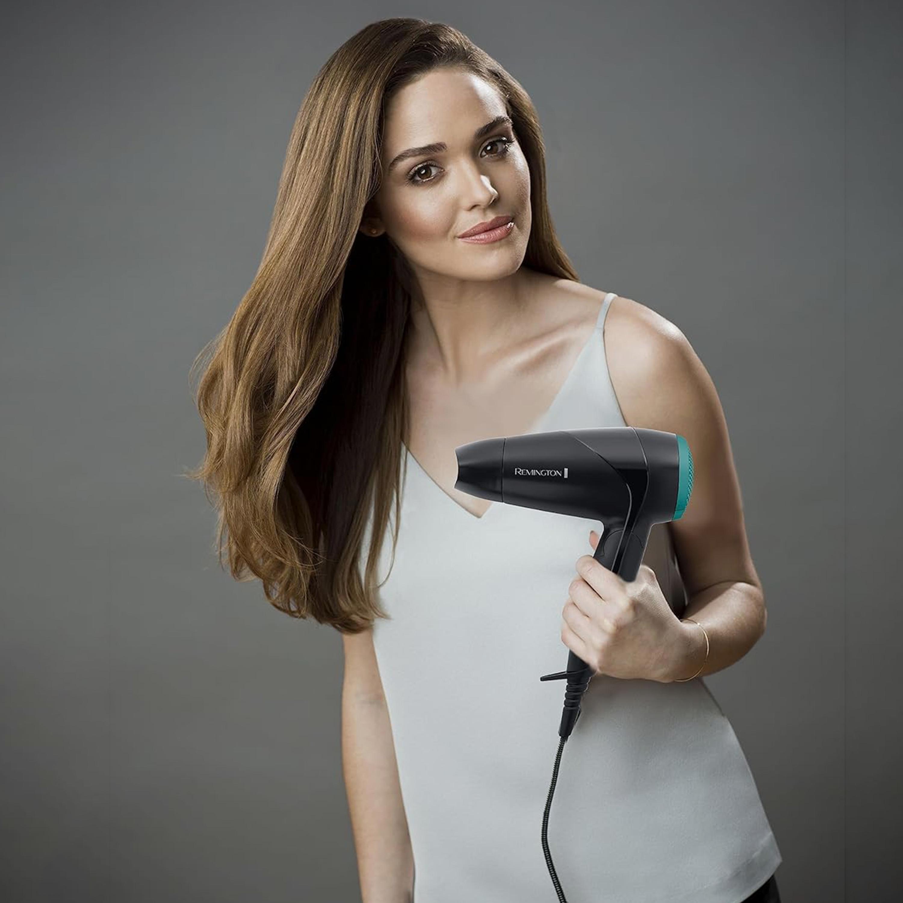 مجفف شعر مدمج للسفر ذو 2000 واط من ريمنجتون بلون أسود | D1500-beautyandpersonalcare-appliances-hairstylingtools-hairdryers-image-9