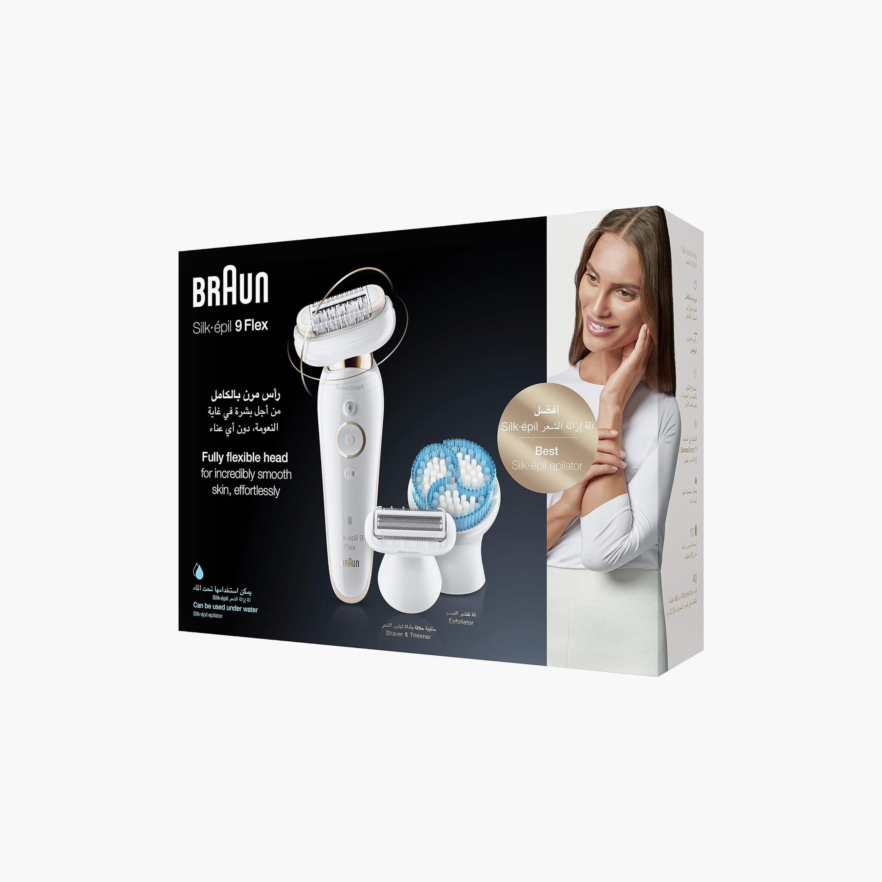 ماكينة إزالة الشعر الرطبة والجافة ذات براون سيلك-إبيل 9 باللون الأبيض | SES9010-beautyandpersonalcare-appliances-hairremovaltools-image-6